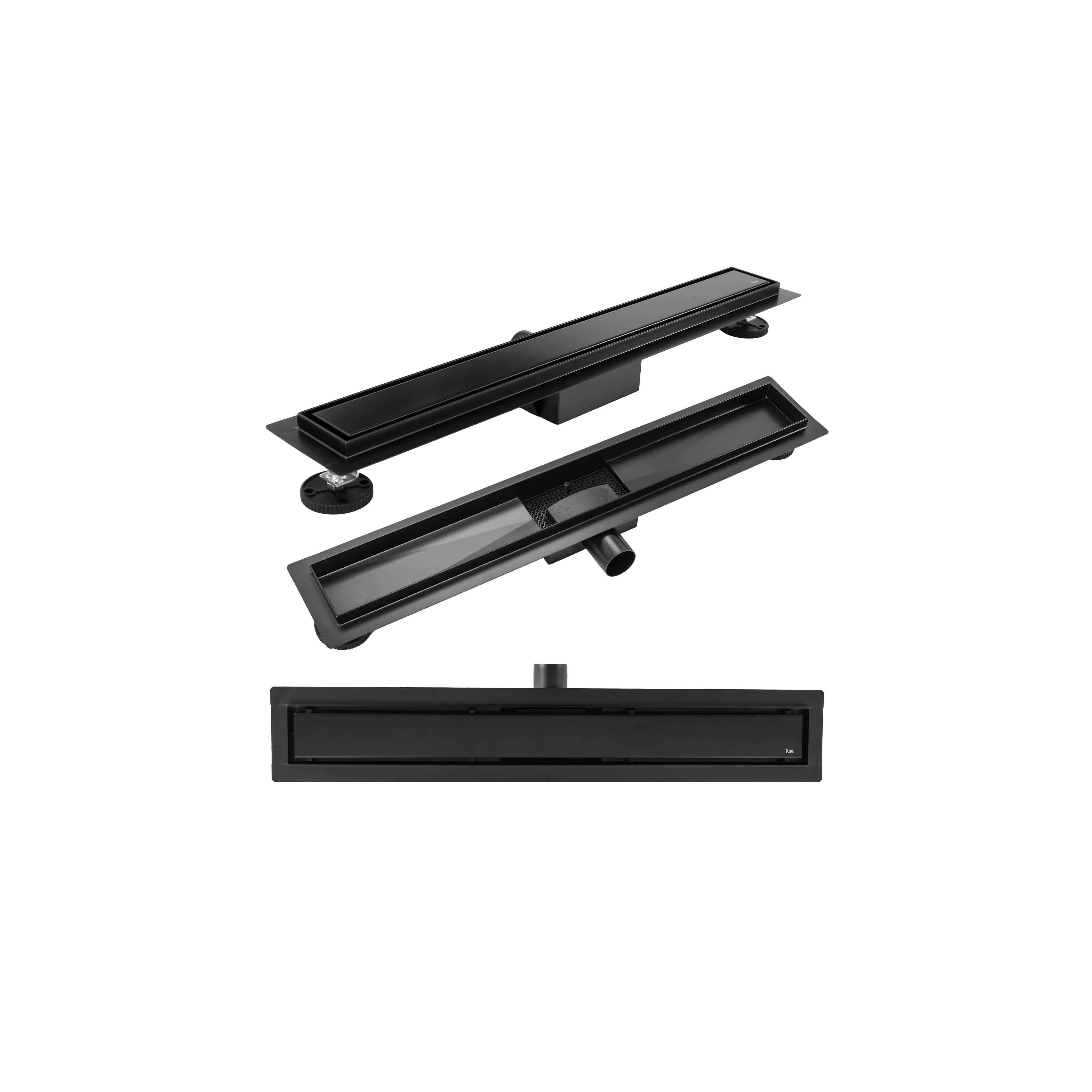 Linearni odvod Rea Neox Black Matt 70