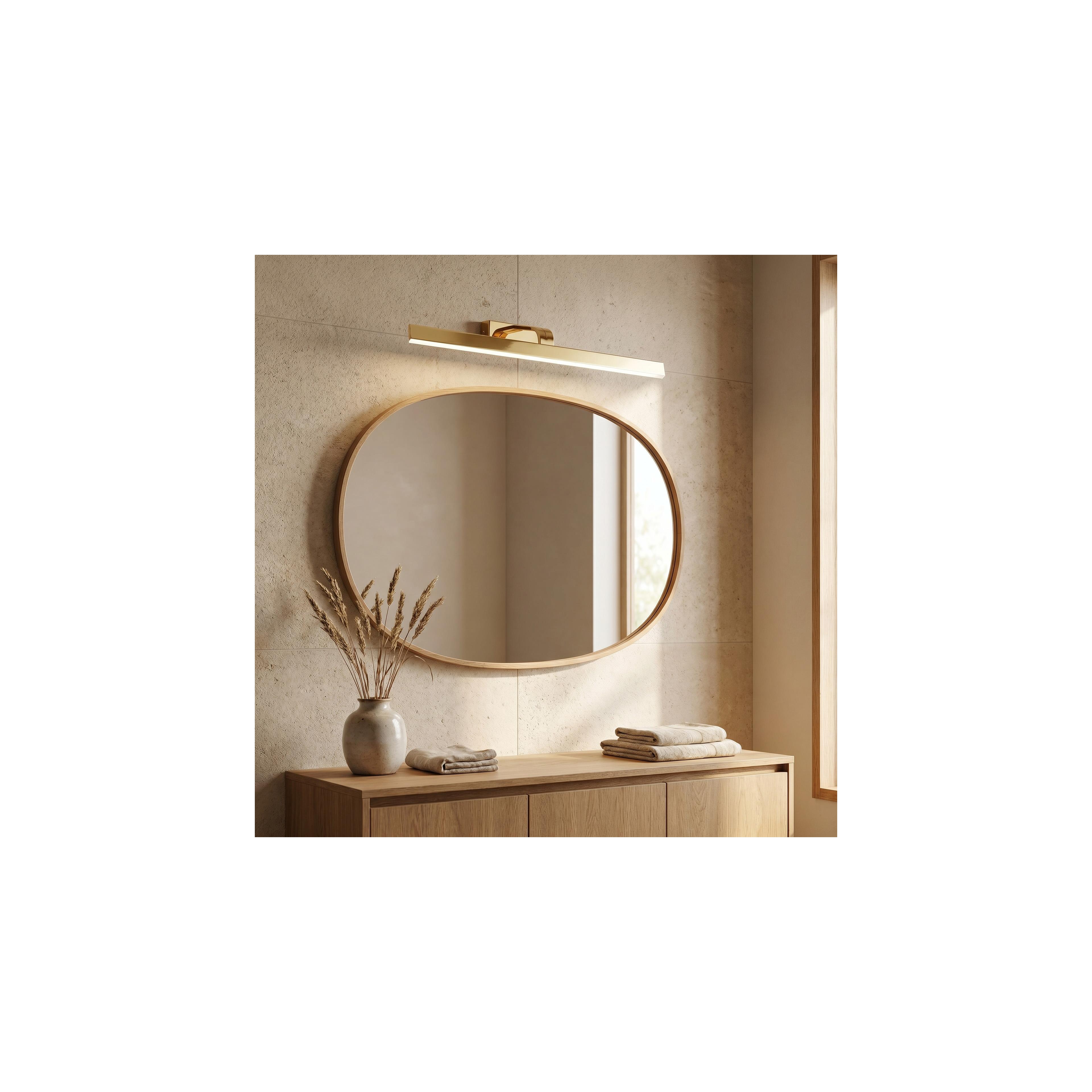 Kopalniška stenska LED svetilka SWE006-1W 73cm GOLD