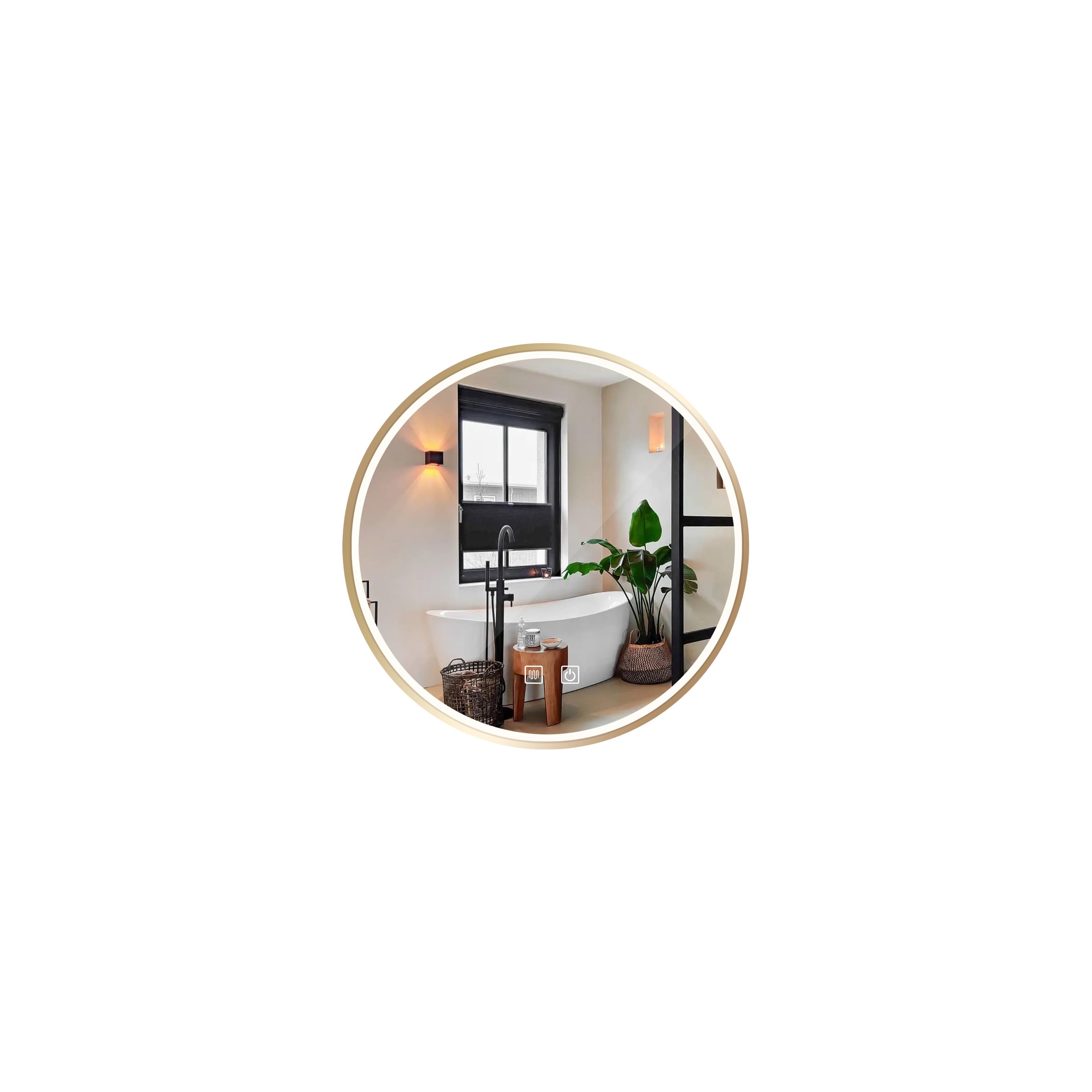 Miroir LED 60cm MMJ