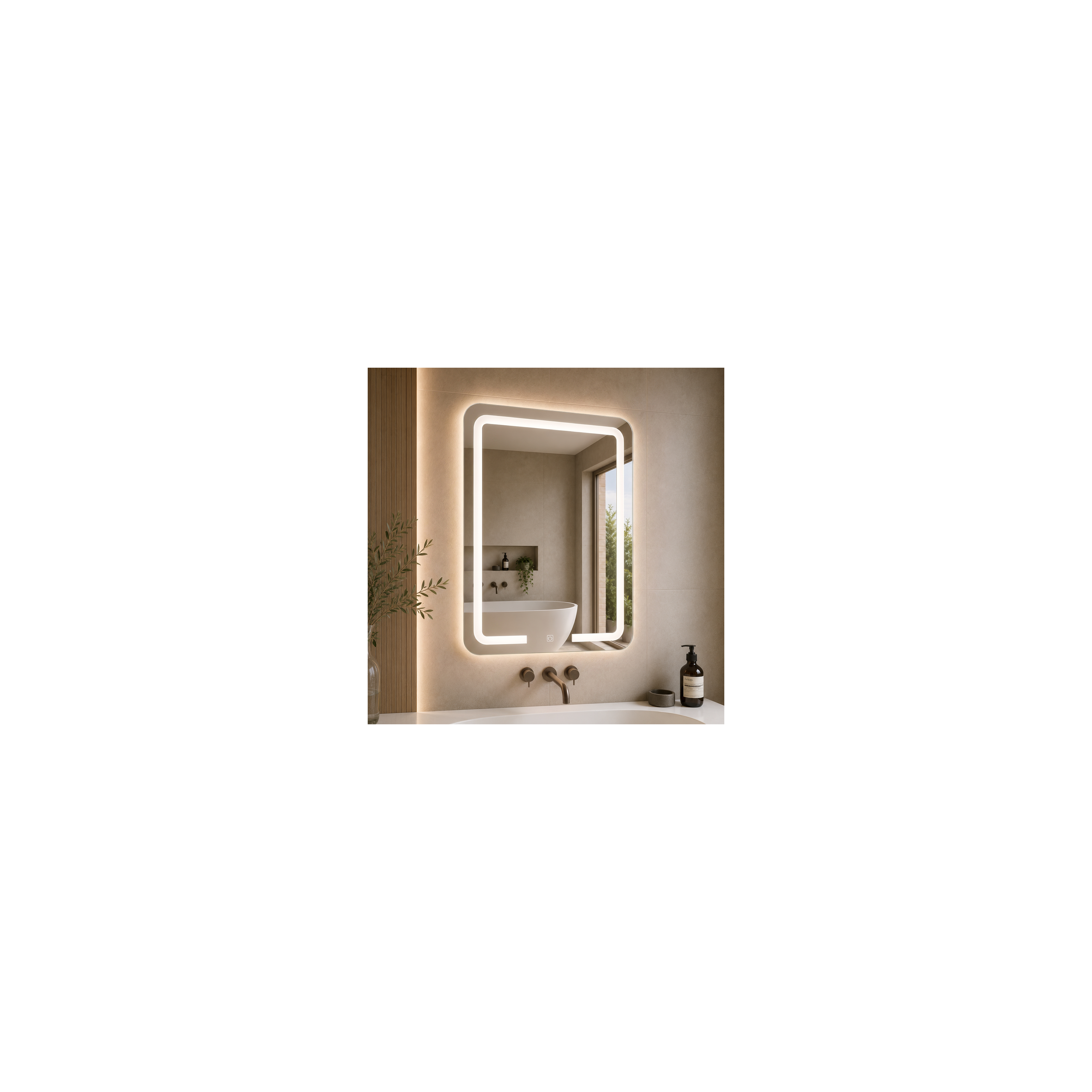 LED seinapeegel 60x80cm SAB-3436