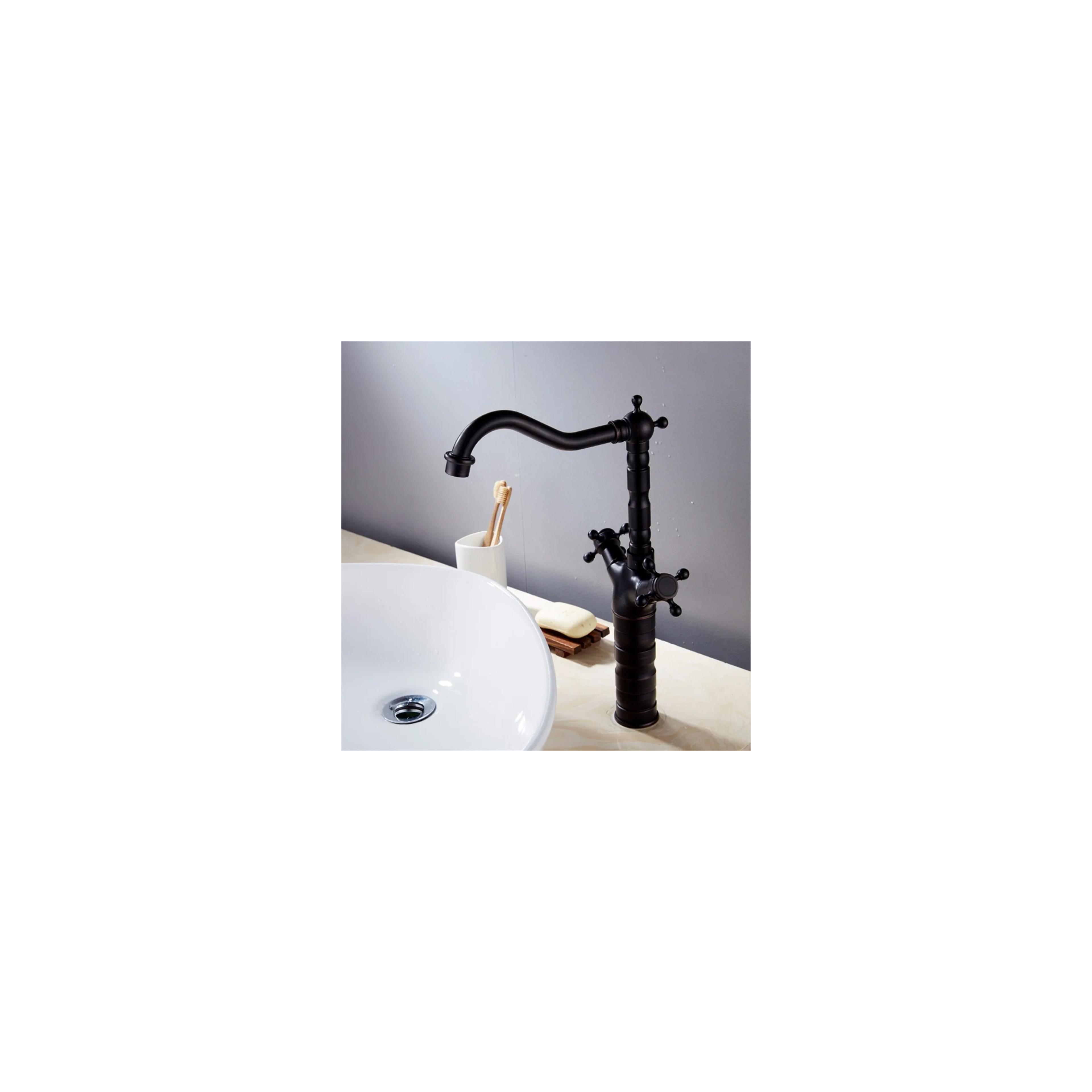 Waschbeckenarmatur Küchenarmatur Rea Rustico Old Black