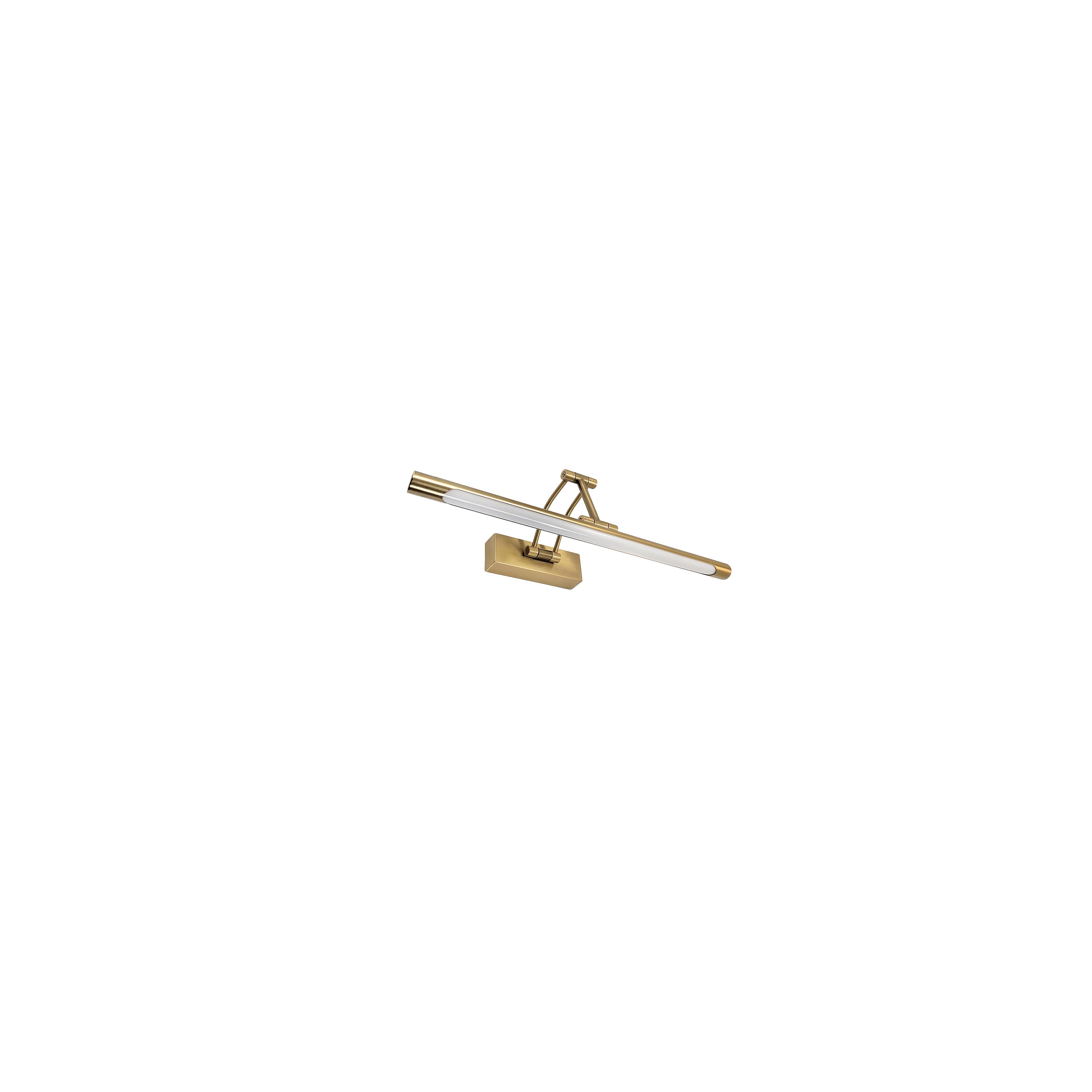 Bad LED-Wandleuchte SWE022-1W 42cm Brush Gold