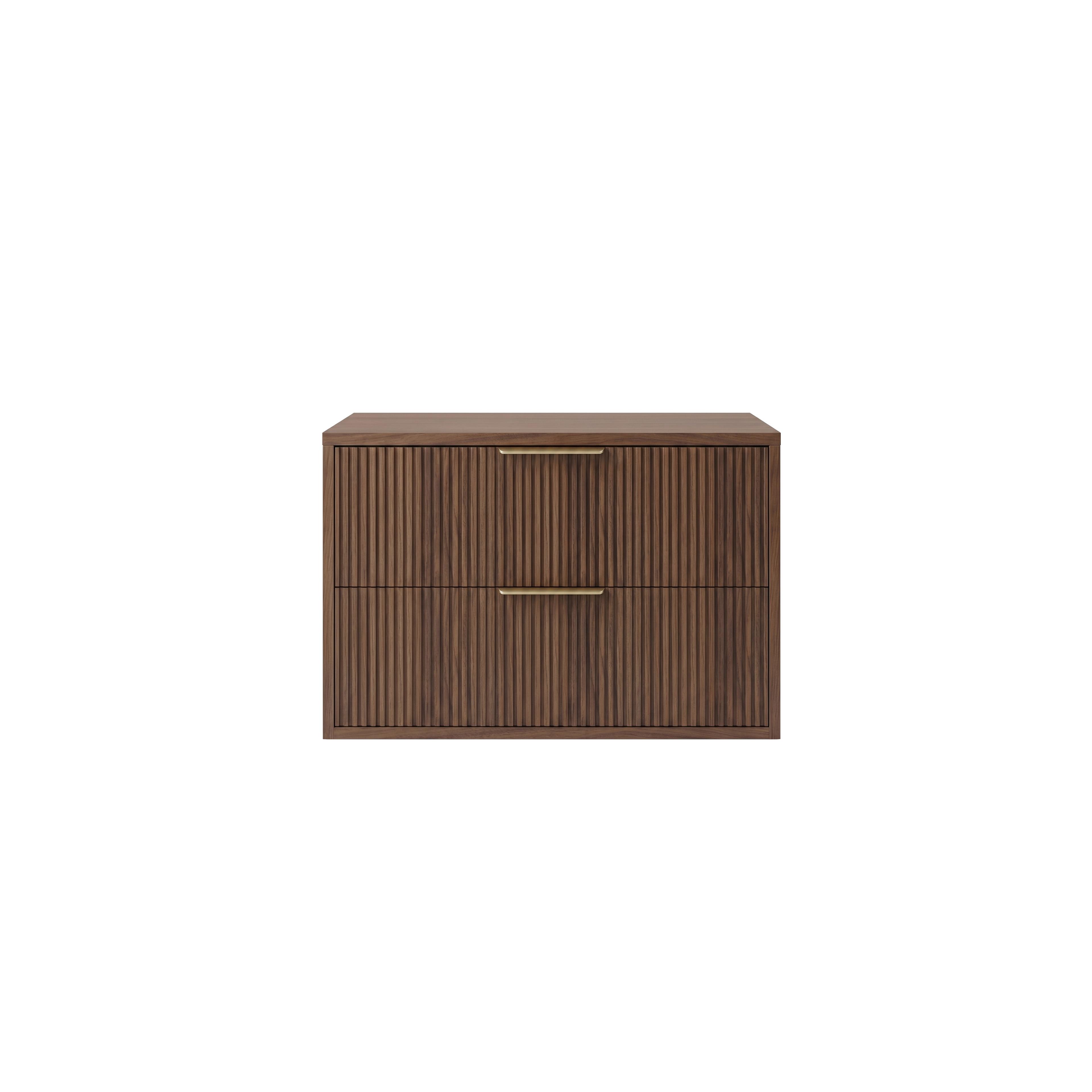 Bathroom vanity cabinet Rea Mono 60cm Brown
