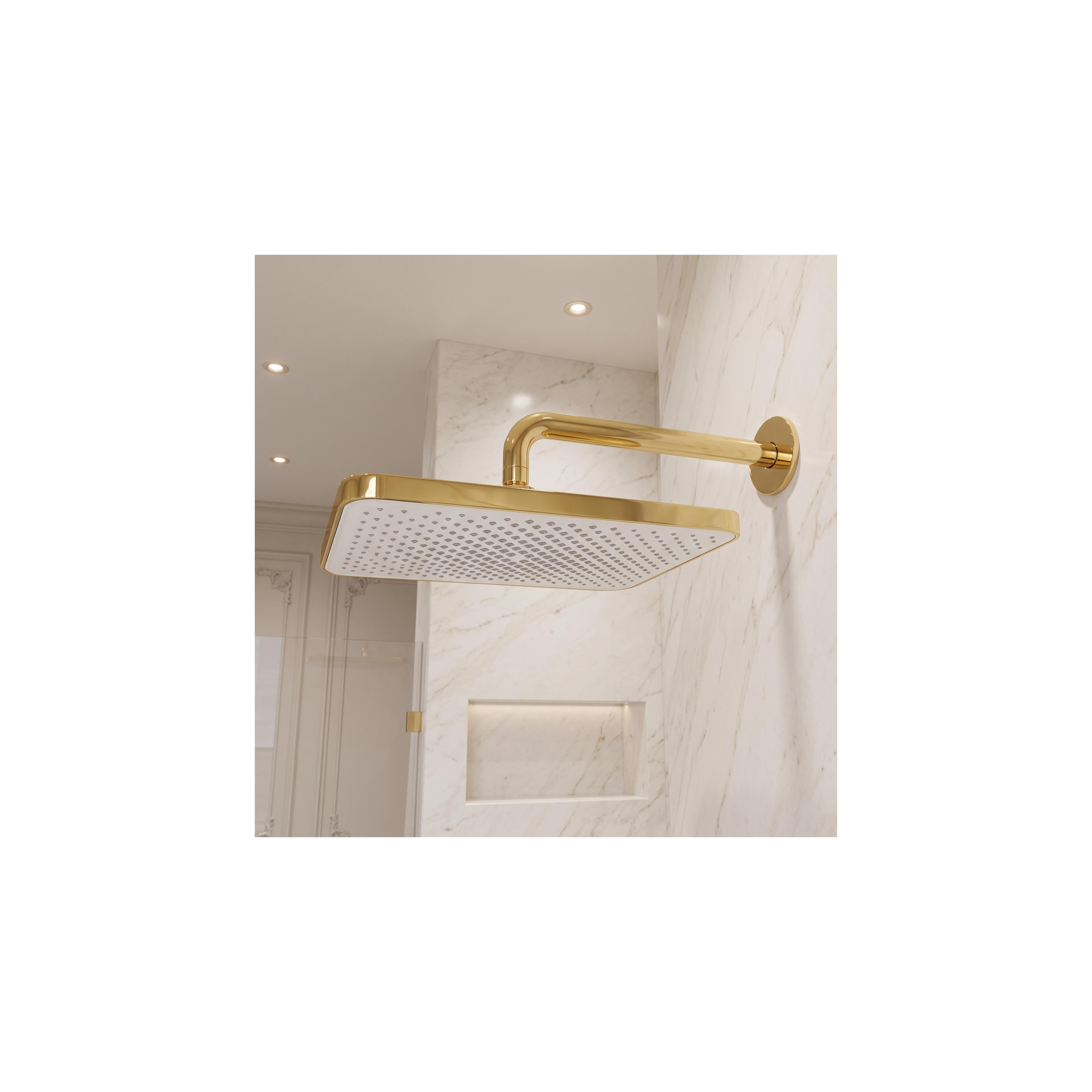 Прямоугольный верхний душ REA JS-032 Gold