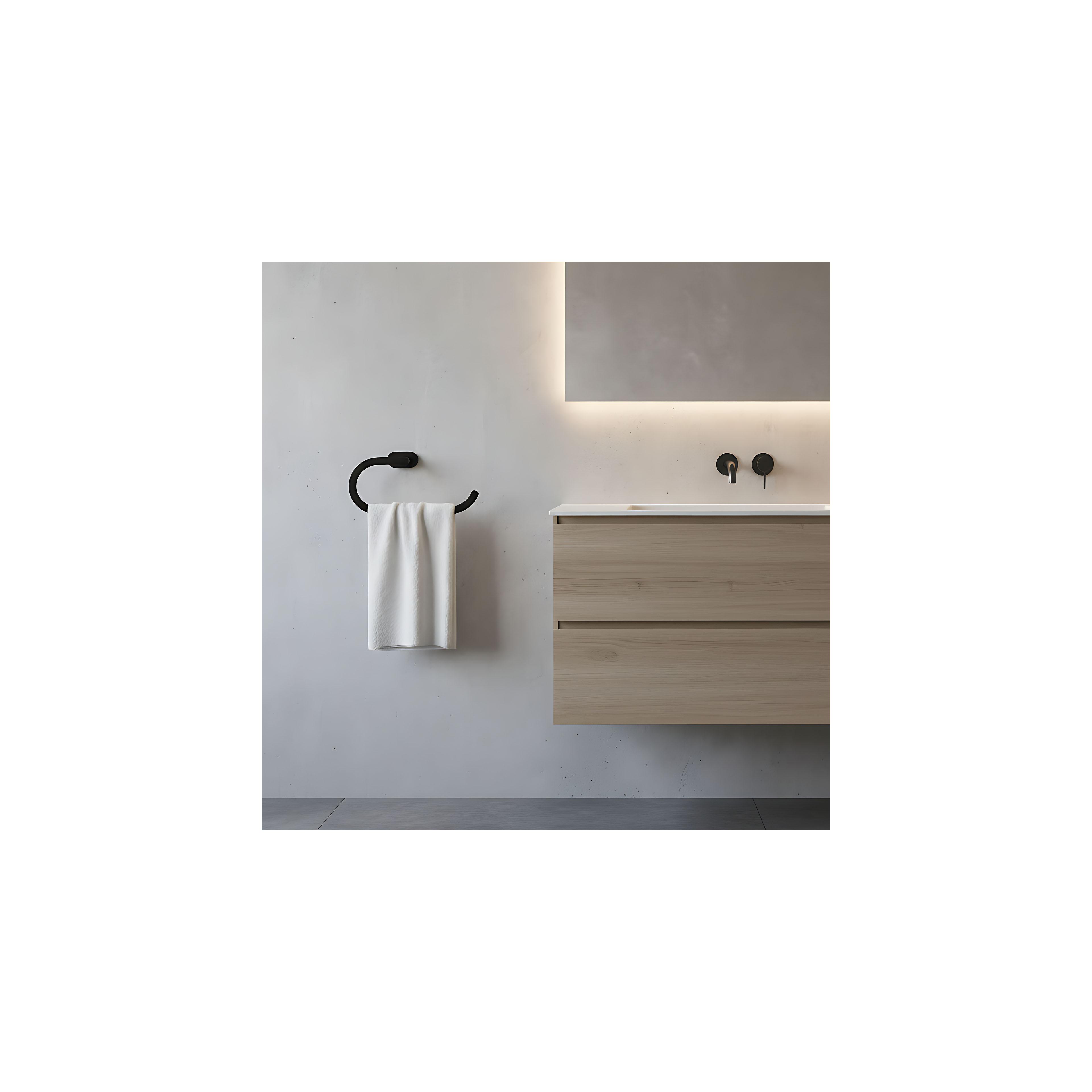 Porte-serviette Ring 110 Til Black