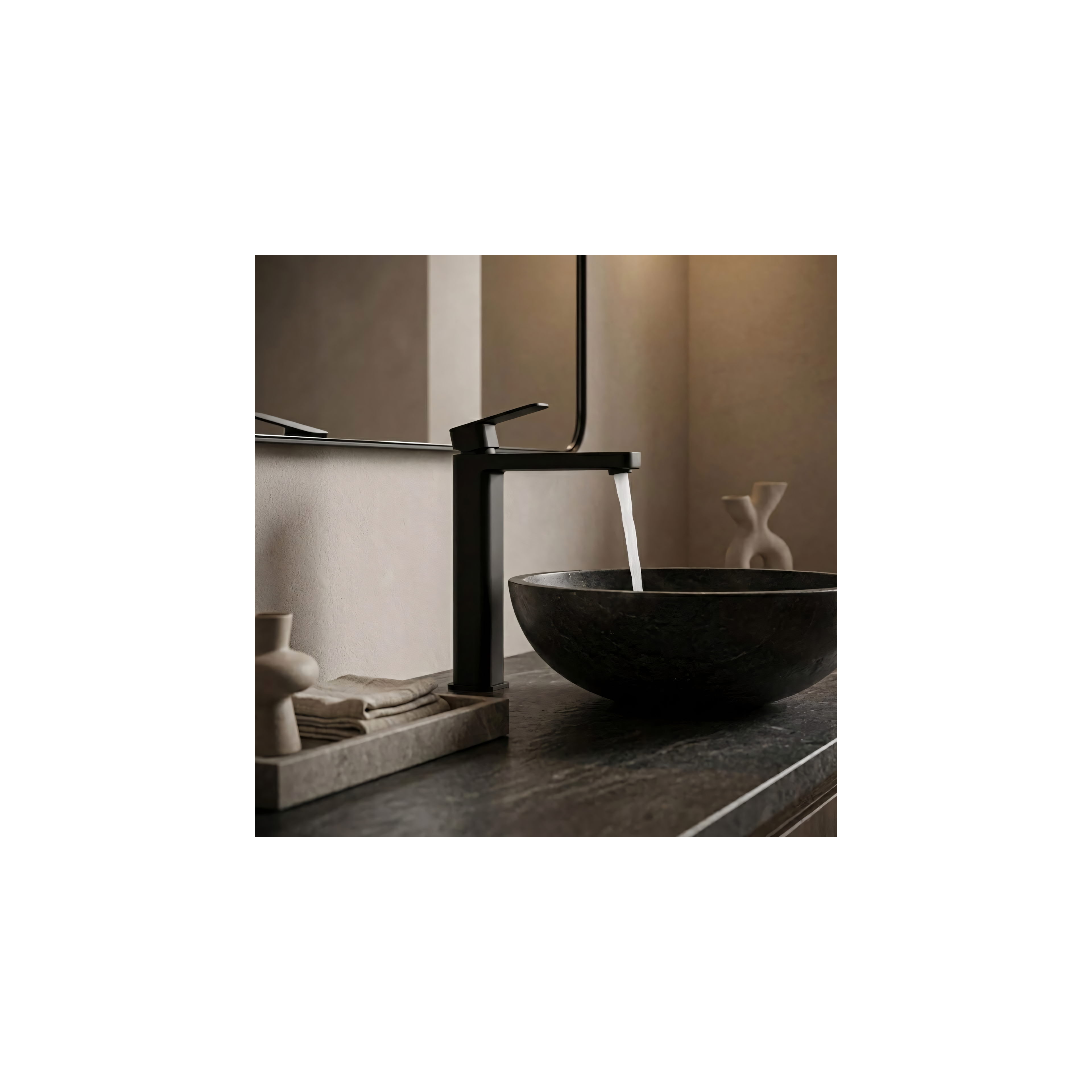 Robinet de salle de bain Rea Arlo Black