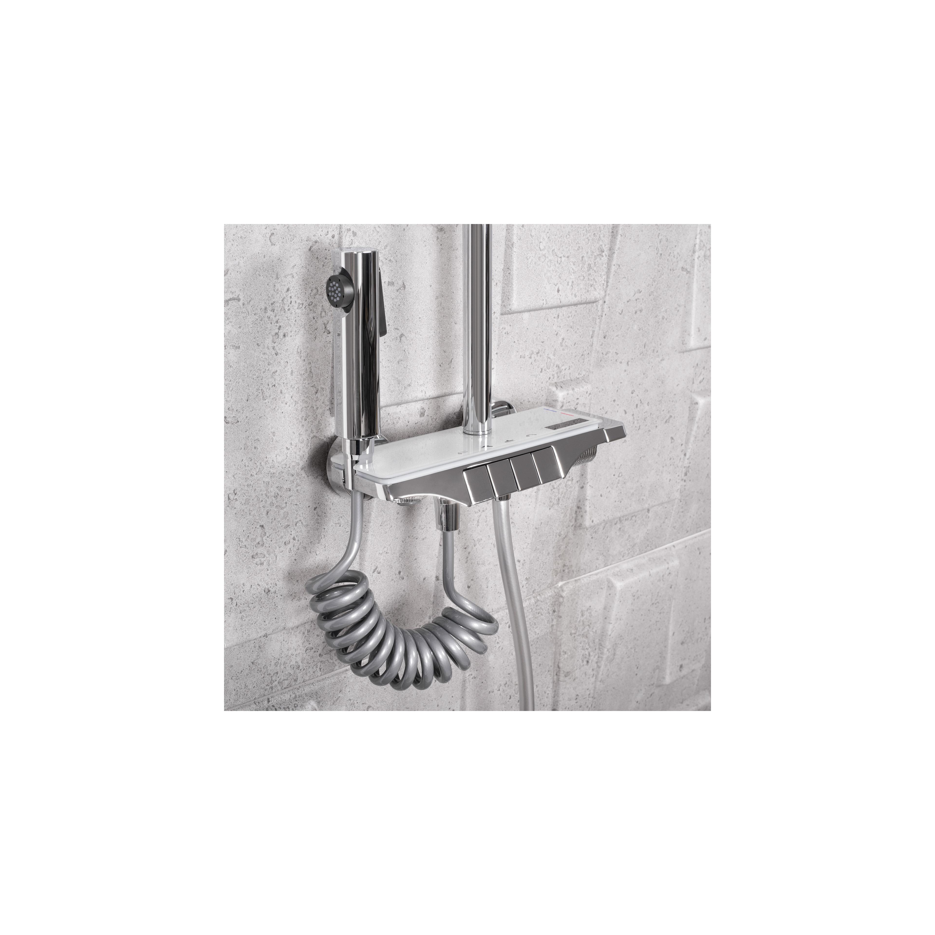 Shower set REA Savio Led Chrome