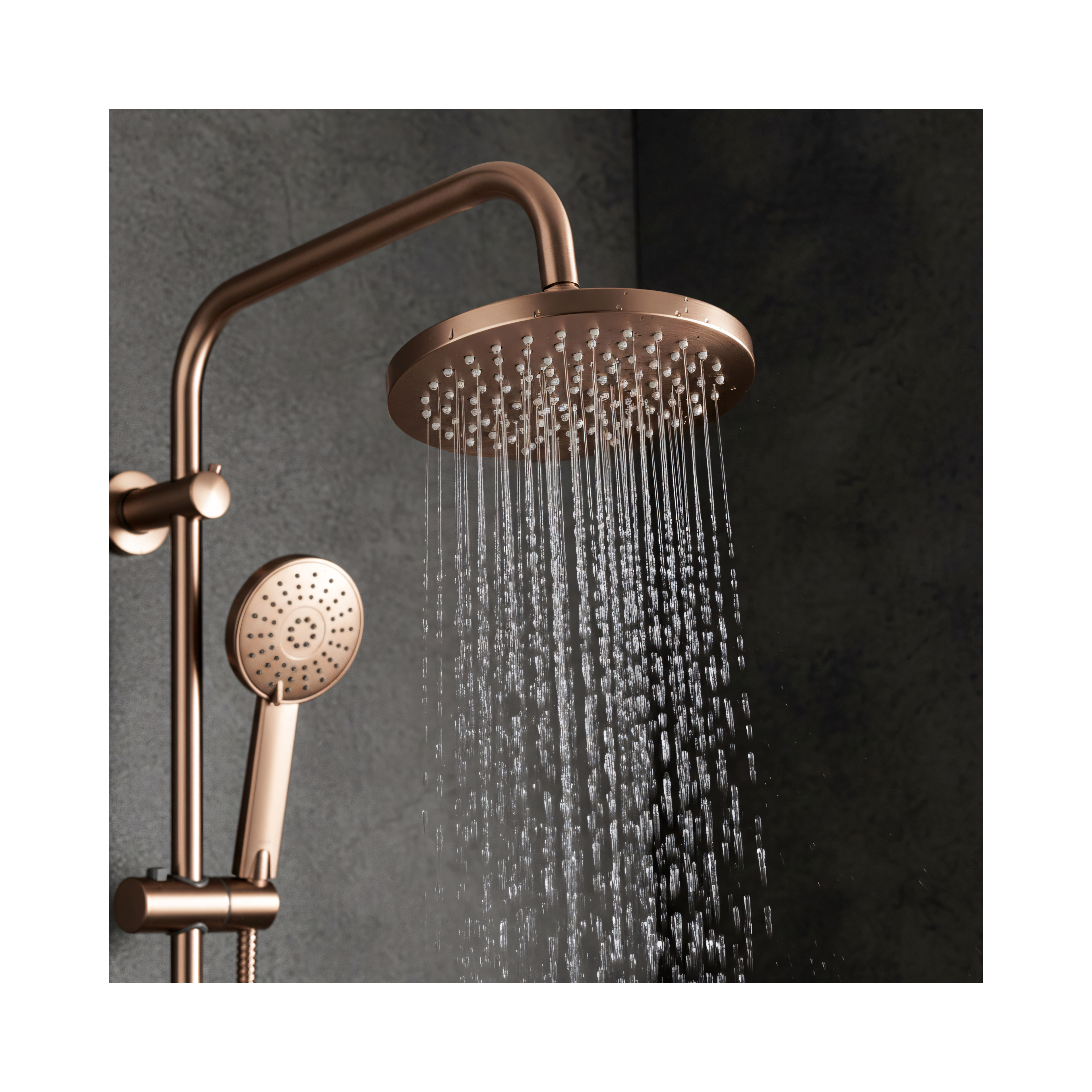 Kit de douche Rea Luis Brush Copper