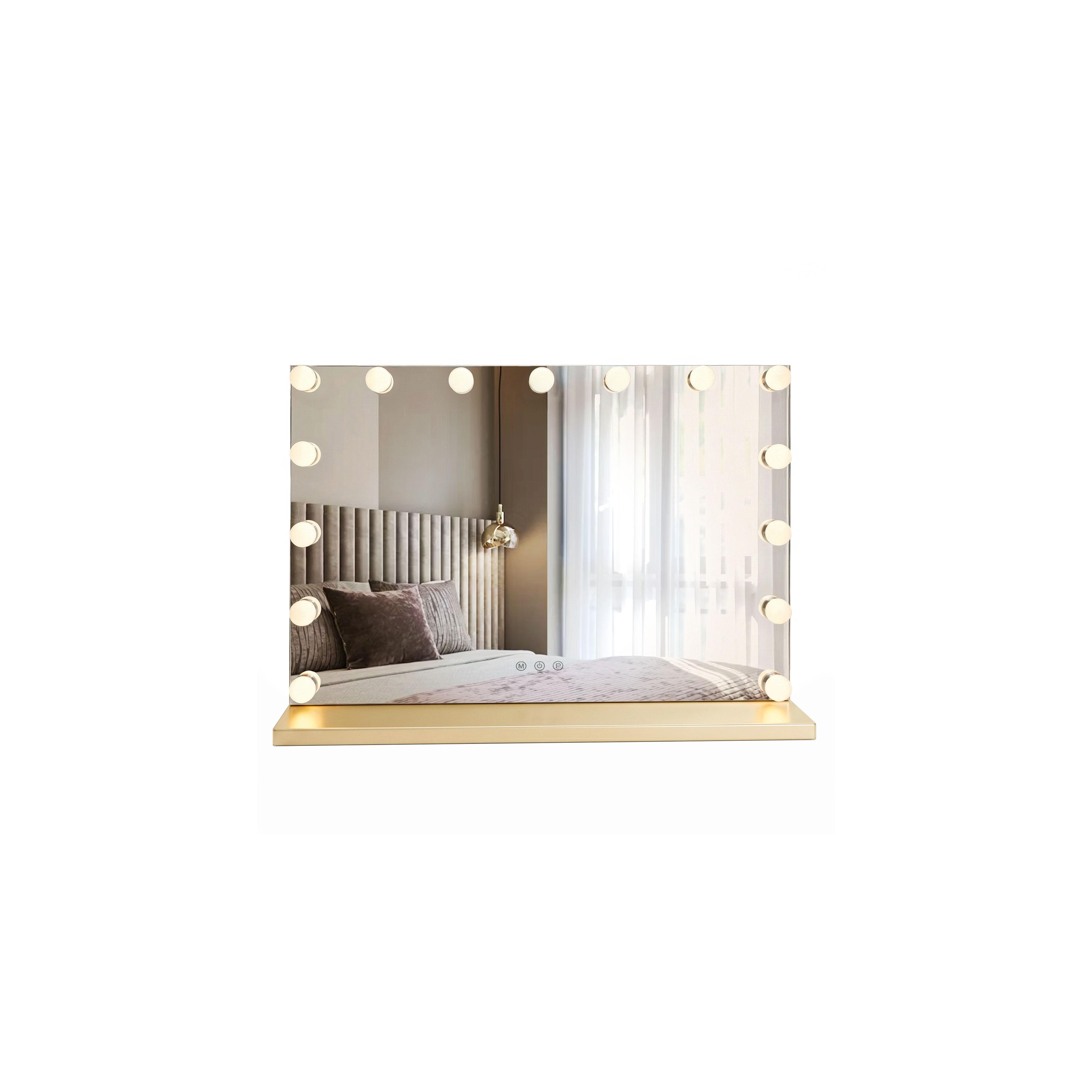 Огледало LED HOLLYWOOD L.Gold 80x60