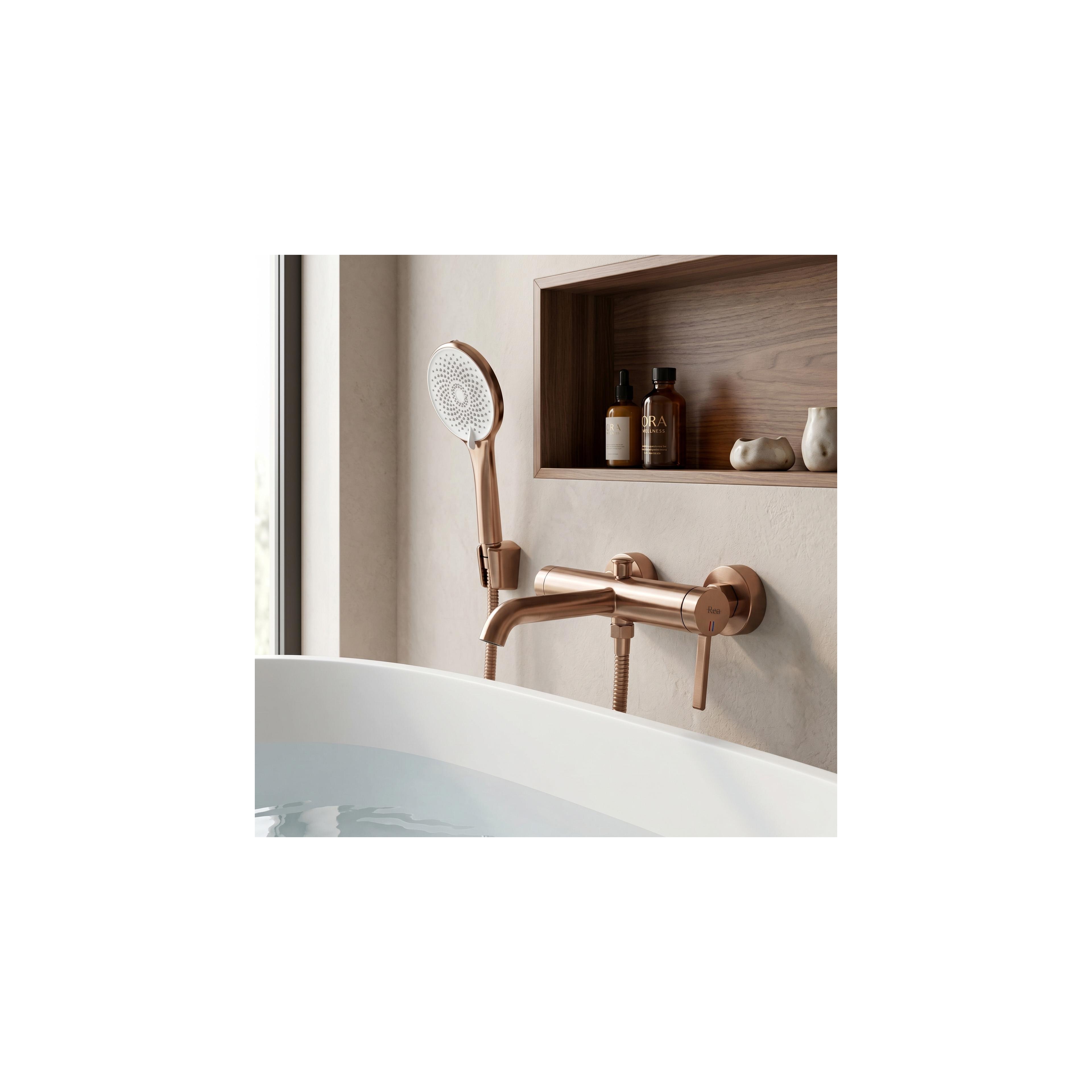 Bath faucet REA Rivo Brush Copper