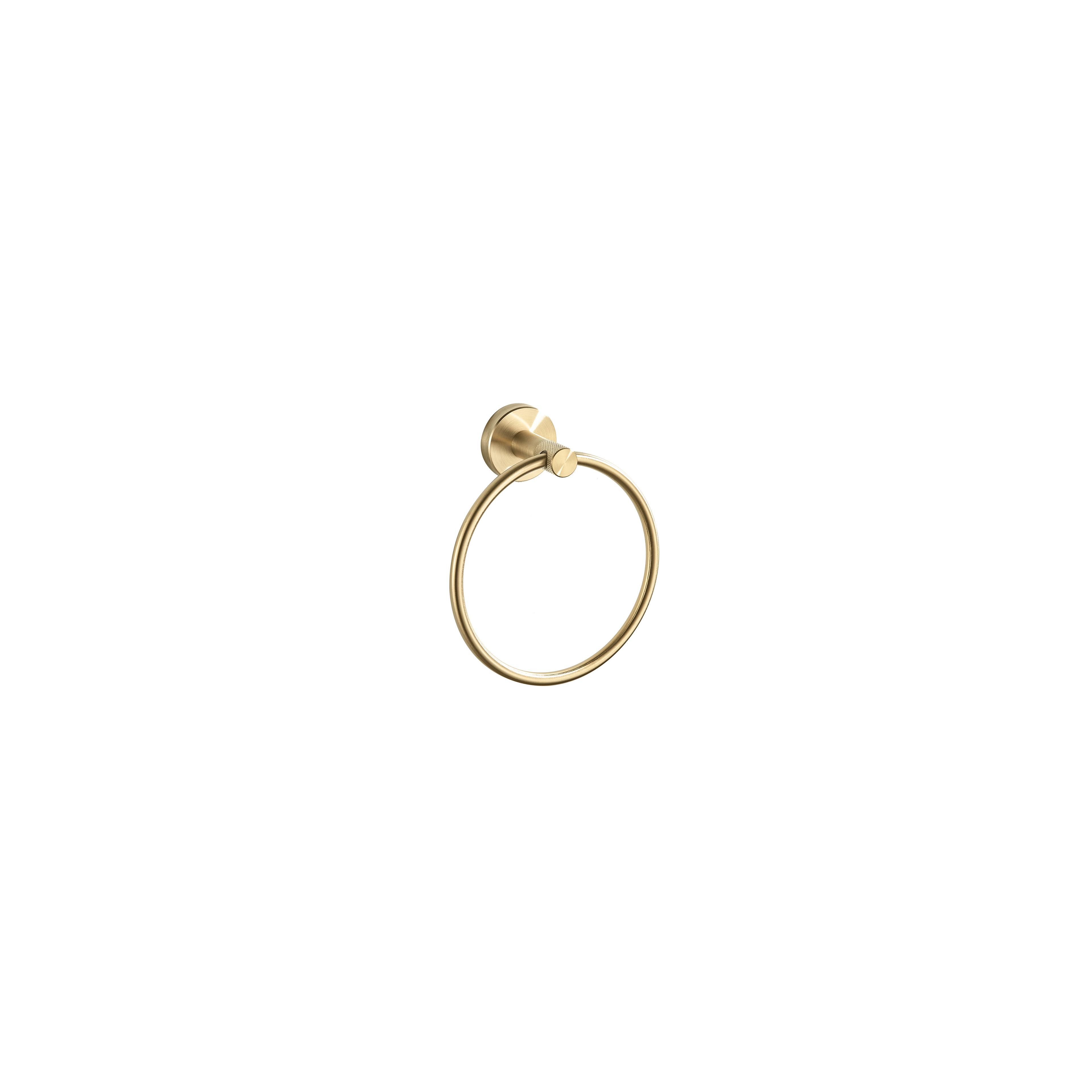 Cuier de baie Ring 6610 Modern Brush Gold