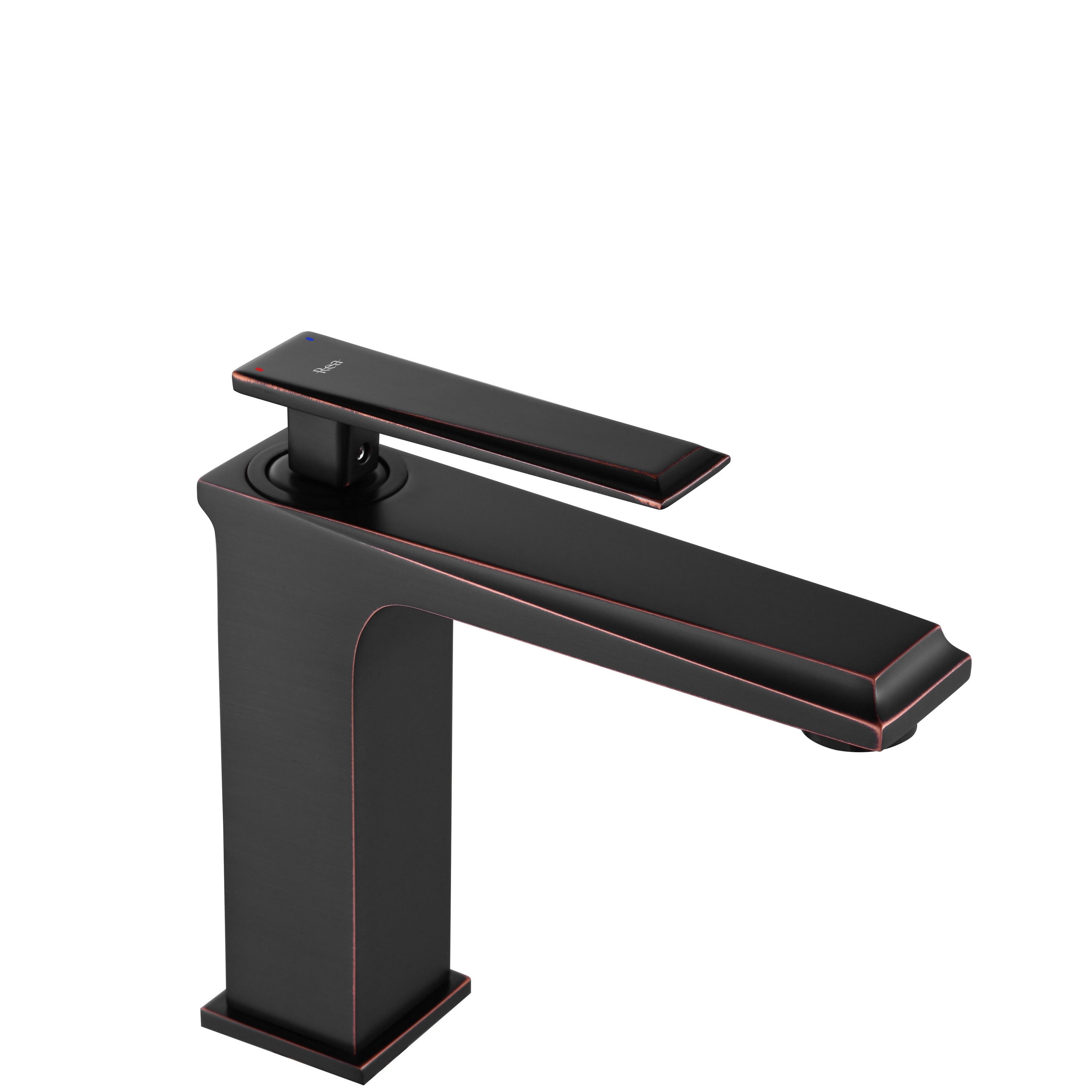 Grifo de lavabo REA ROMANO Old Black Low