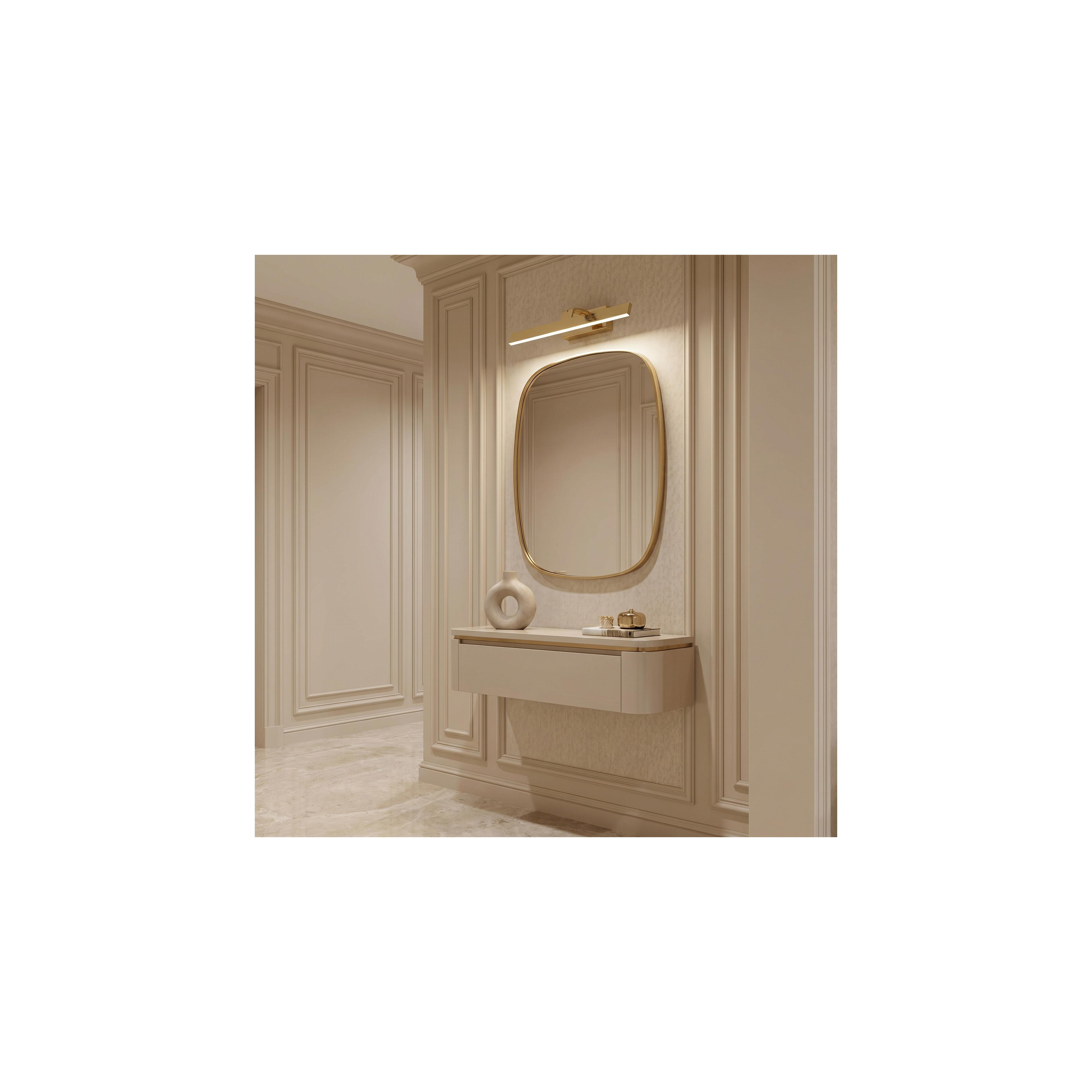 Bathroom LED wall sconce SWE004-1W 43cm GOLD