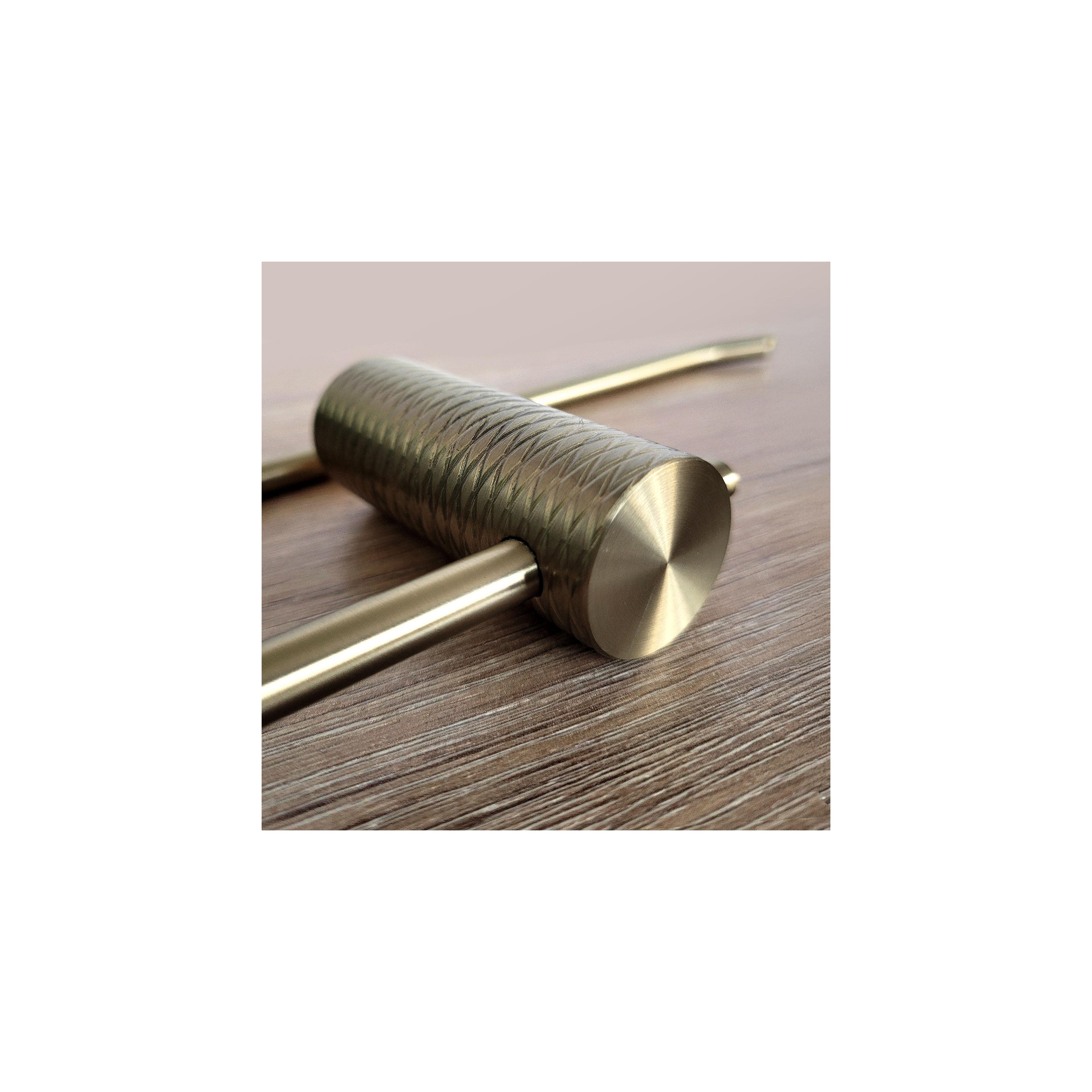 Kopalniški obešalnik 9710 Prism Brush Nickle
