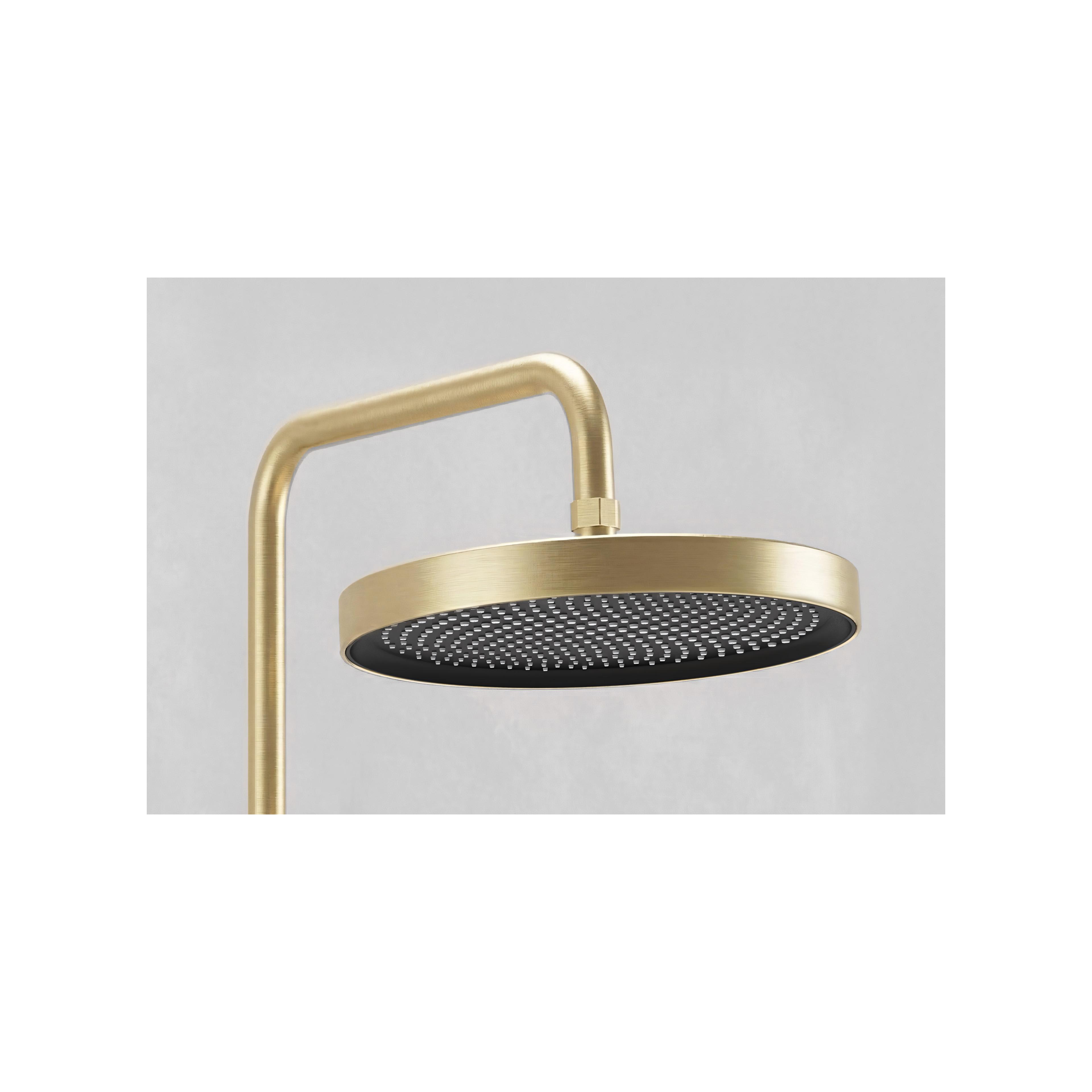 Ρυθμιζόμενη Στήλη Ντουζ REA Farel Brush Gold 87 - 128 εκ.
