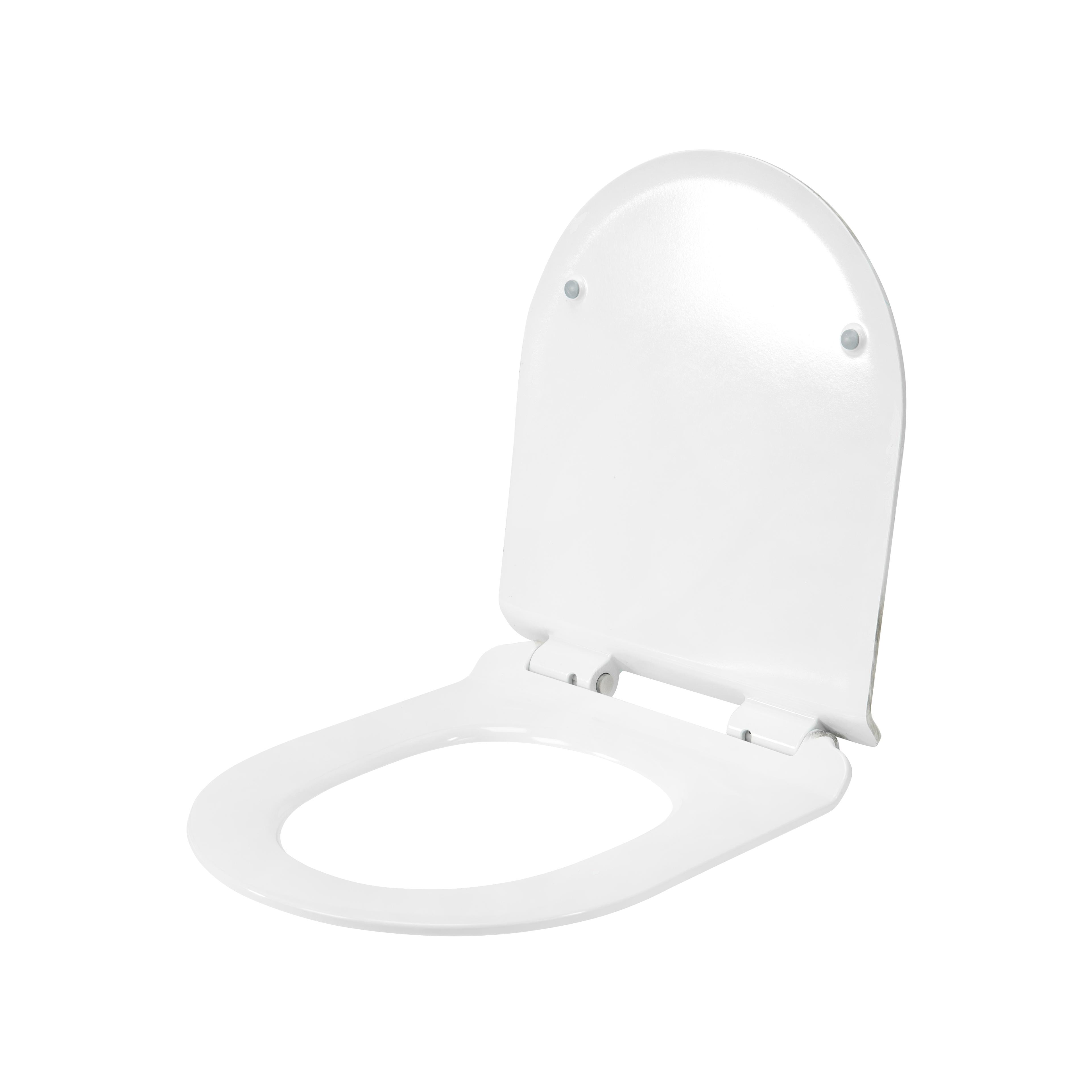 Lassan csukódó WC ülőke CARLO LAVA MATT DUROPLAST SLIM