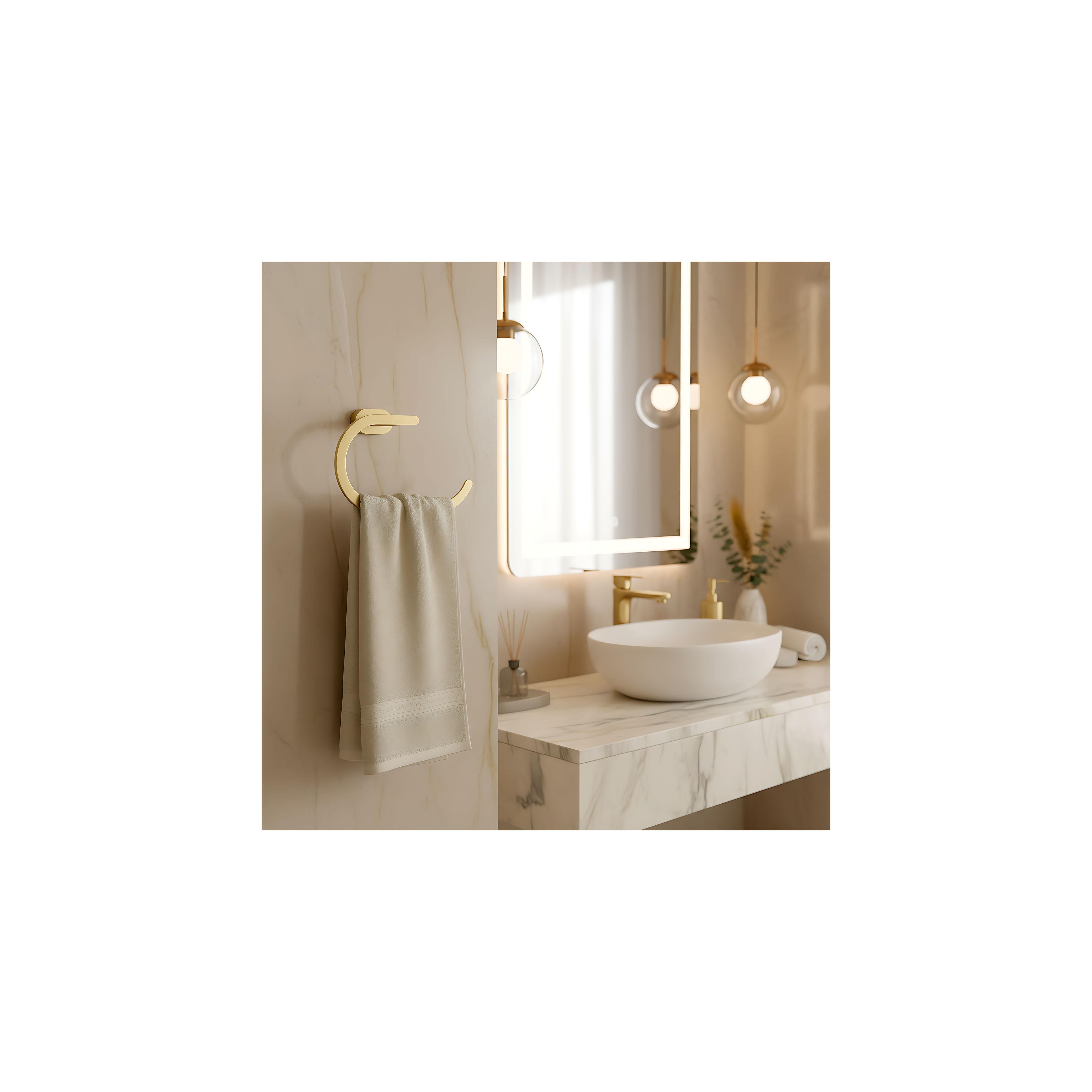 Porte-serviette Ring 110 Til Brush Gold