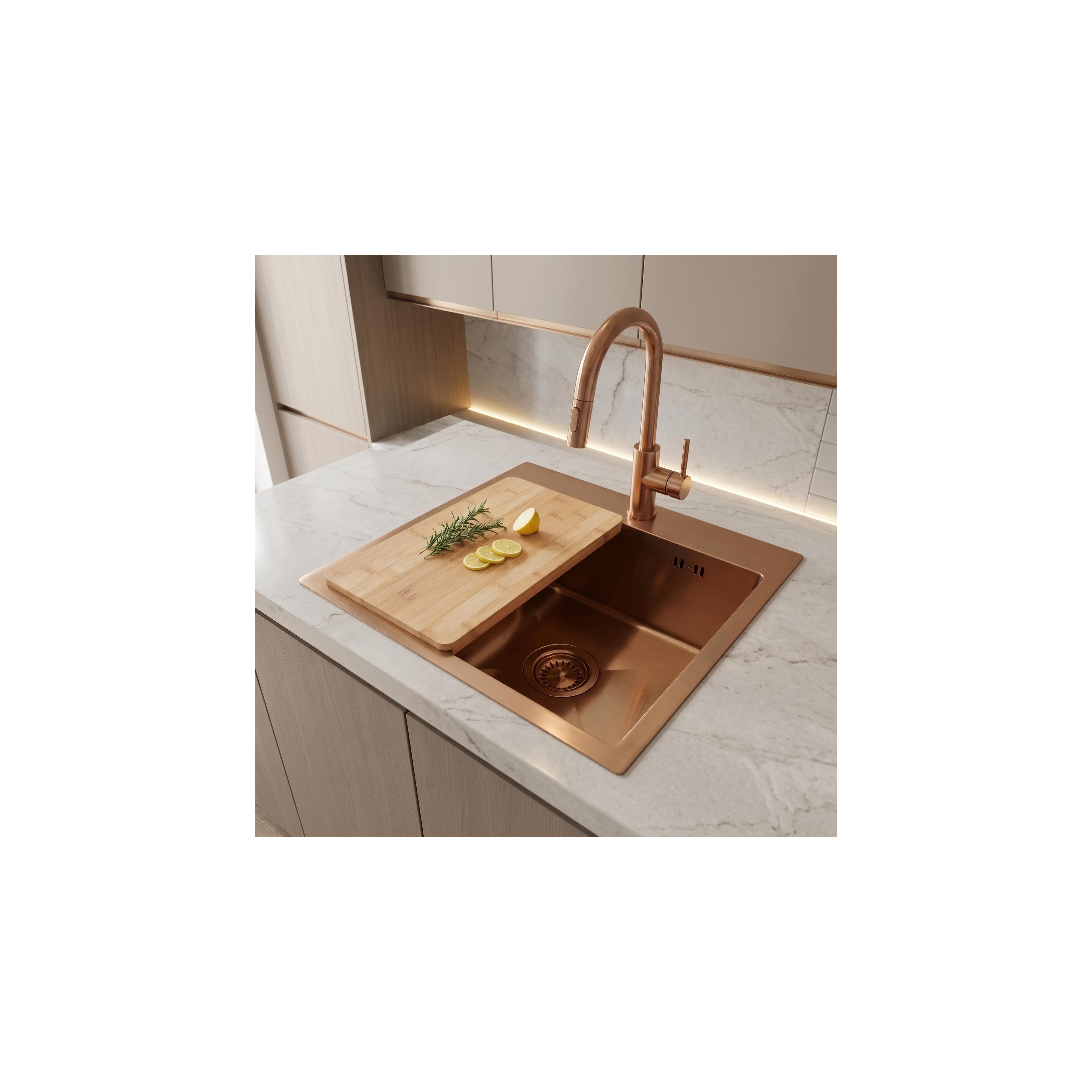 Terasest valamukomplekt 3 tk REA Leo 40 Brush Copper