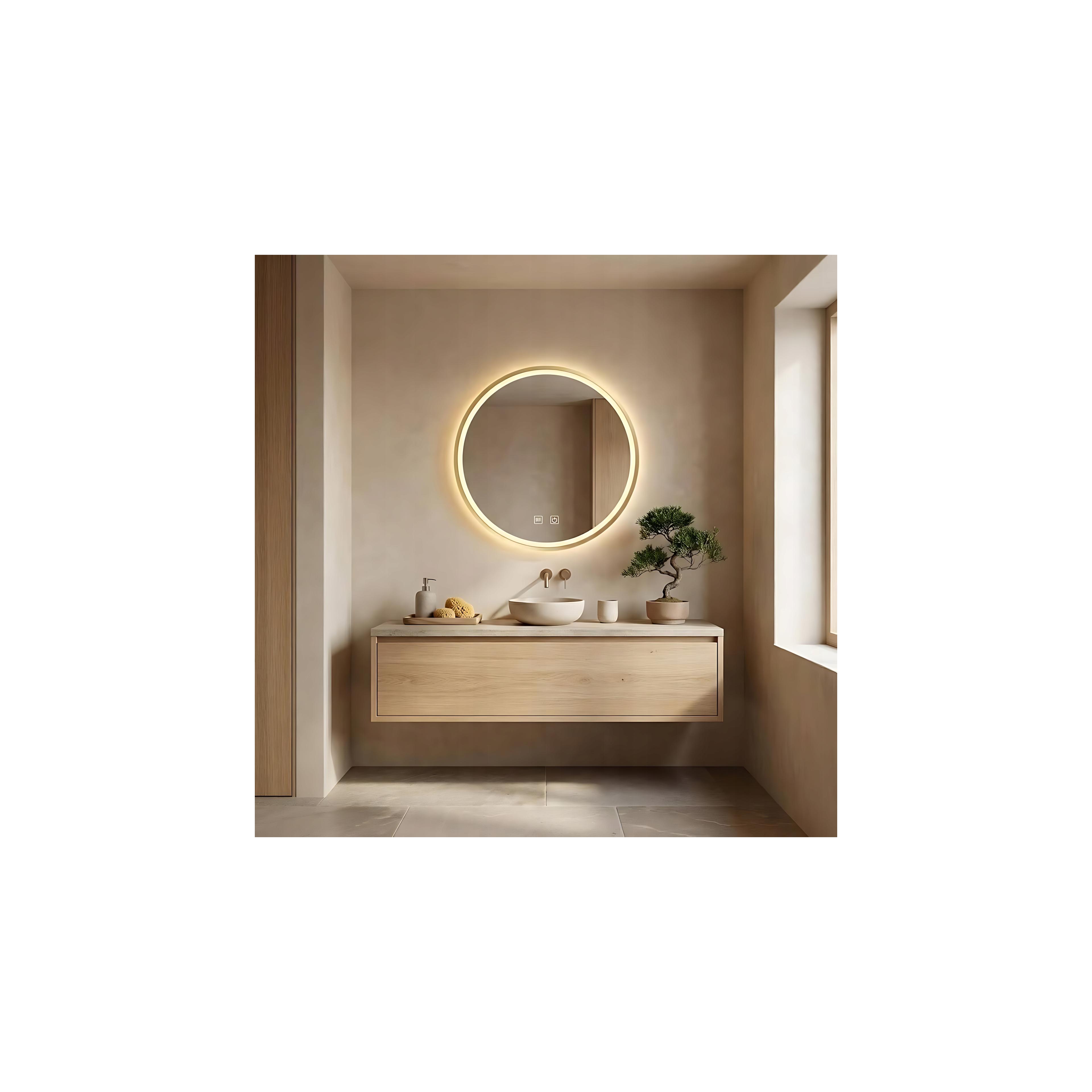 Miroir LED 70cm MMJ Gold