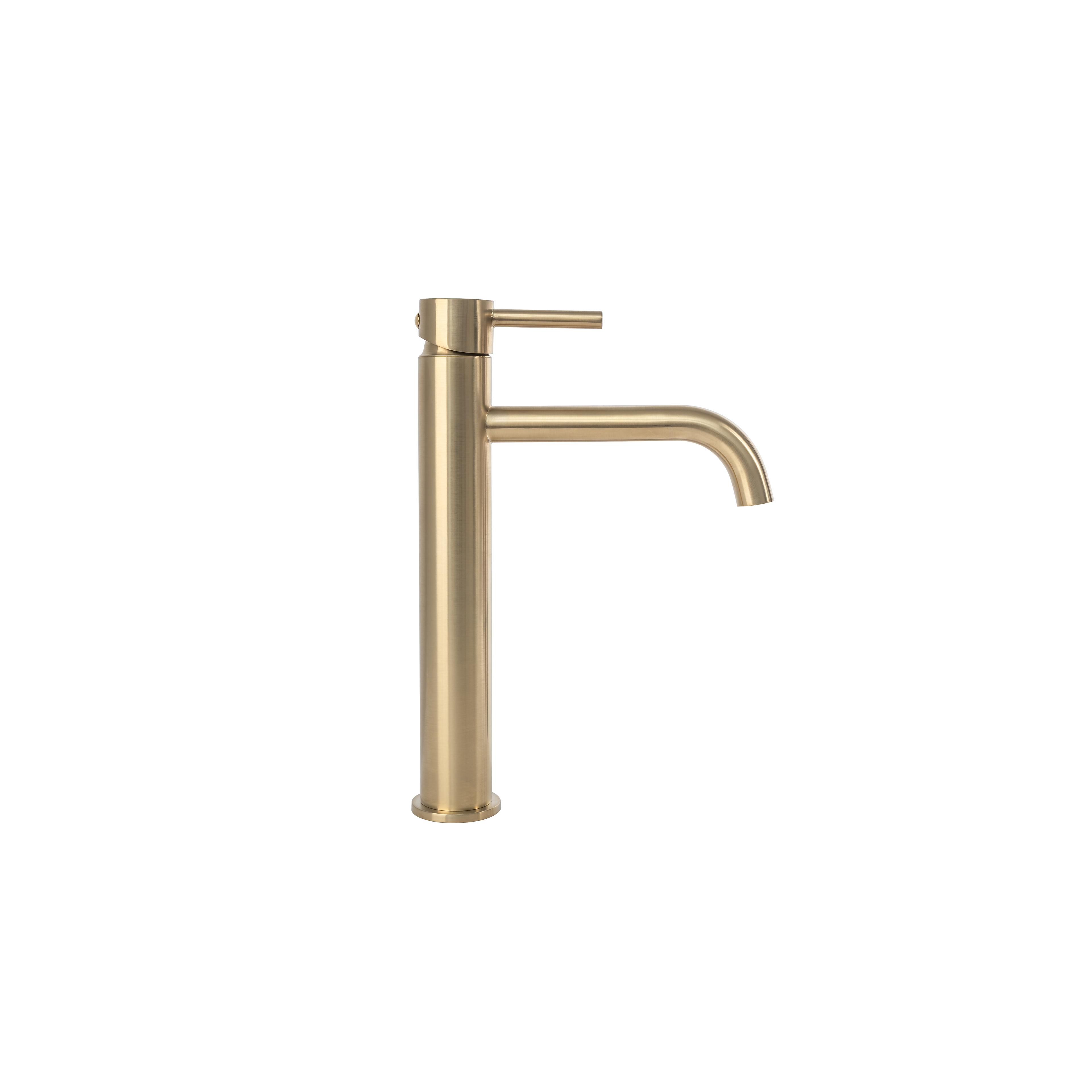 Grifo de LAVABO Rea Lungo Brushed Gold High
