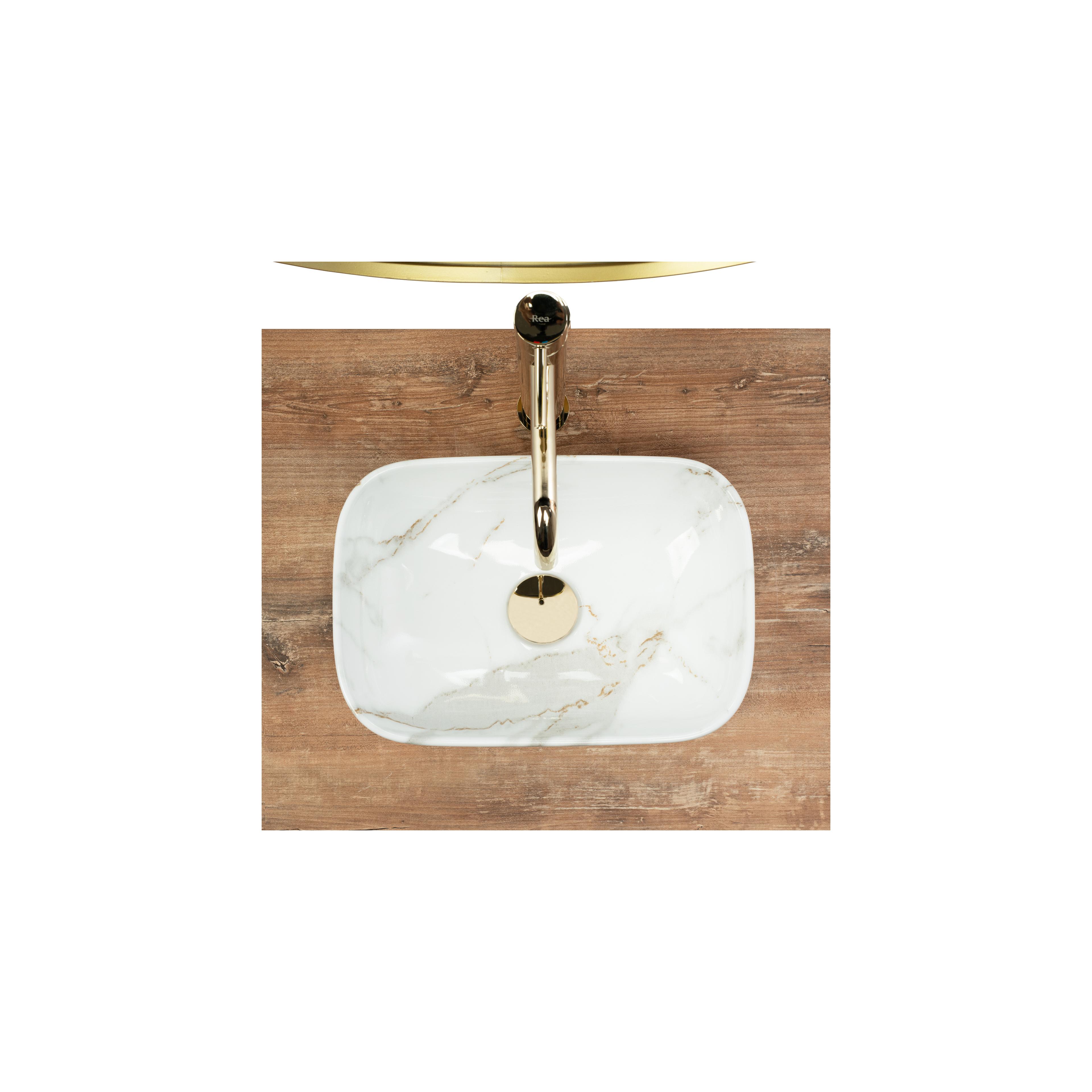 Countertop Basin REA Belinda Mini Shiny Aiax