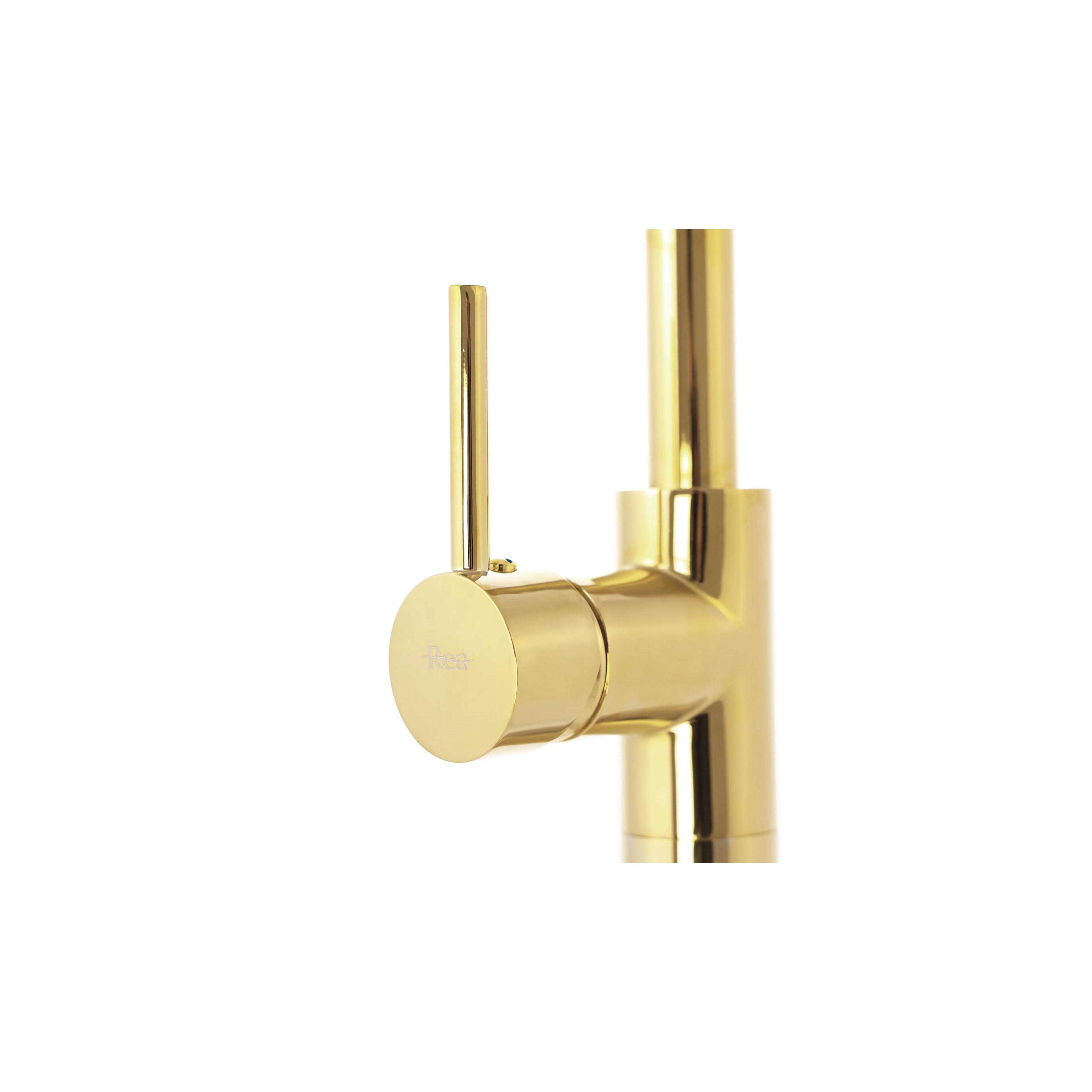 Baterie pentru cada Freestanding Rea Lungo Ortis Auriu Gold