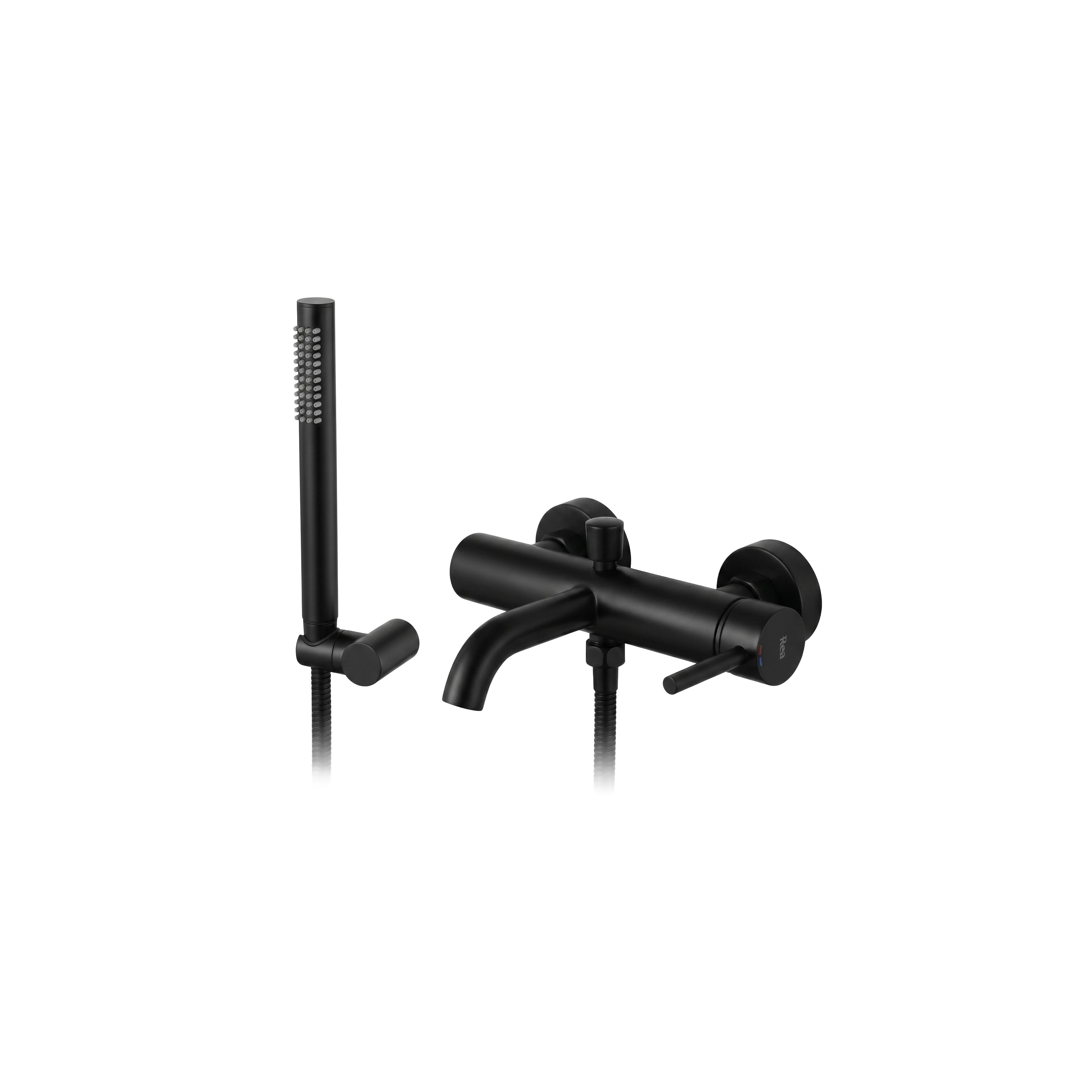 Bathroom faucet Rea Lungo BLACK
