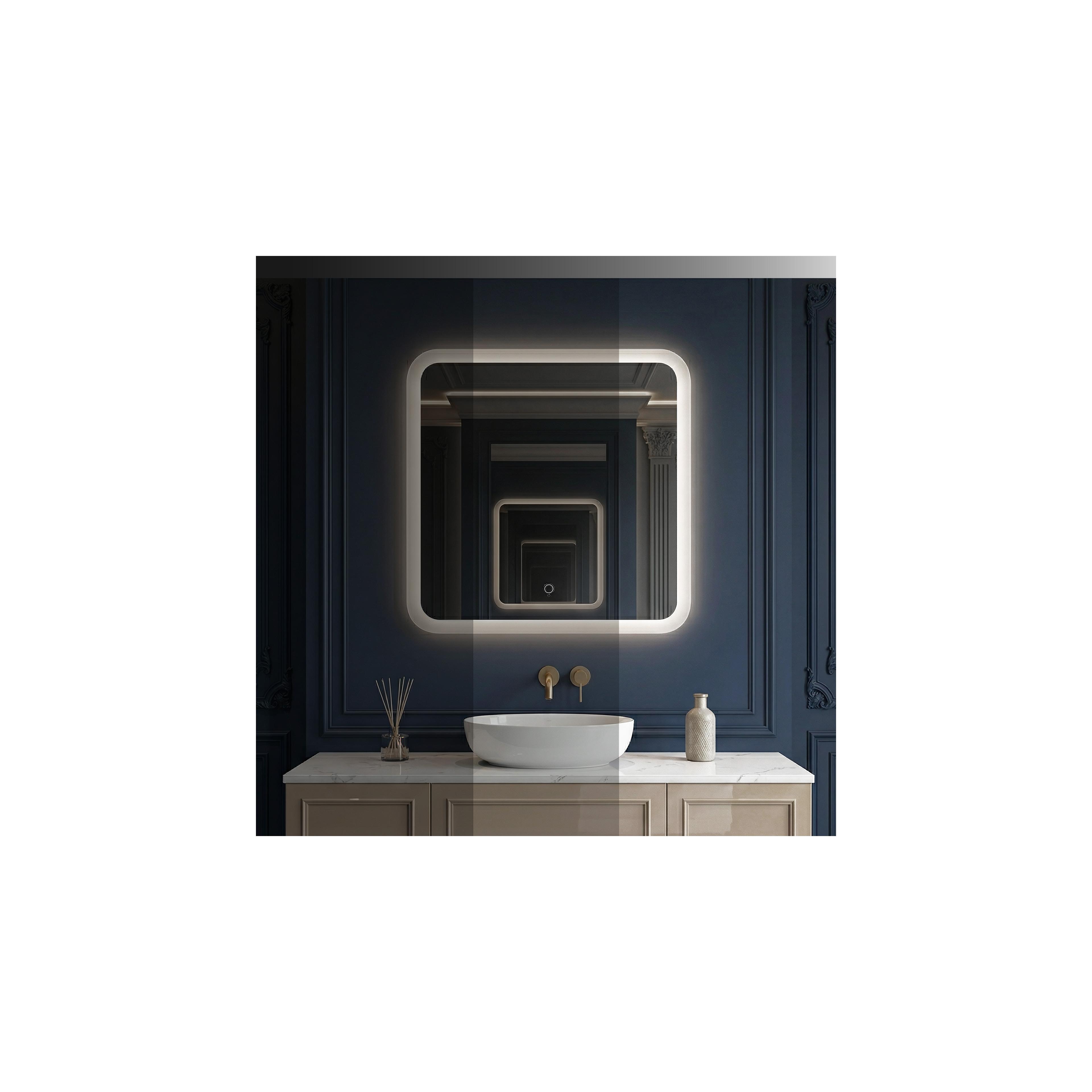 Mirror LED 70x70cm TOP-2
