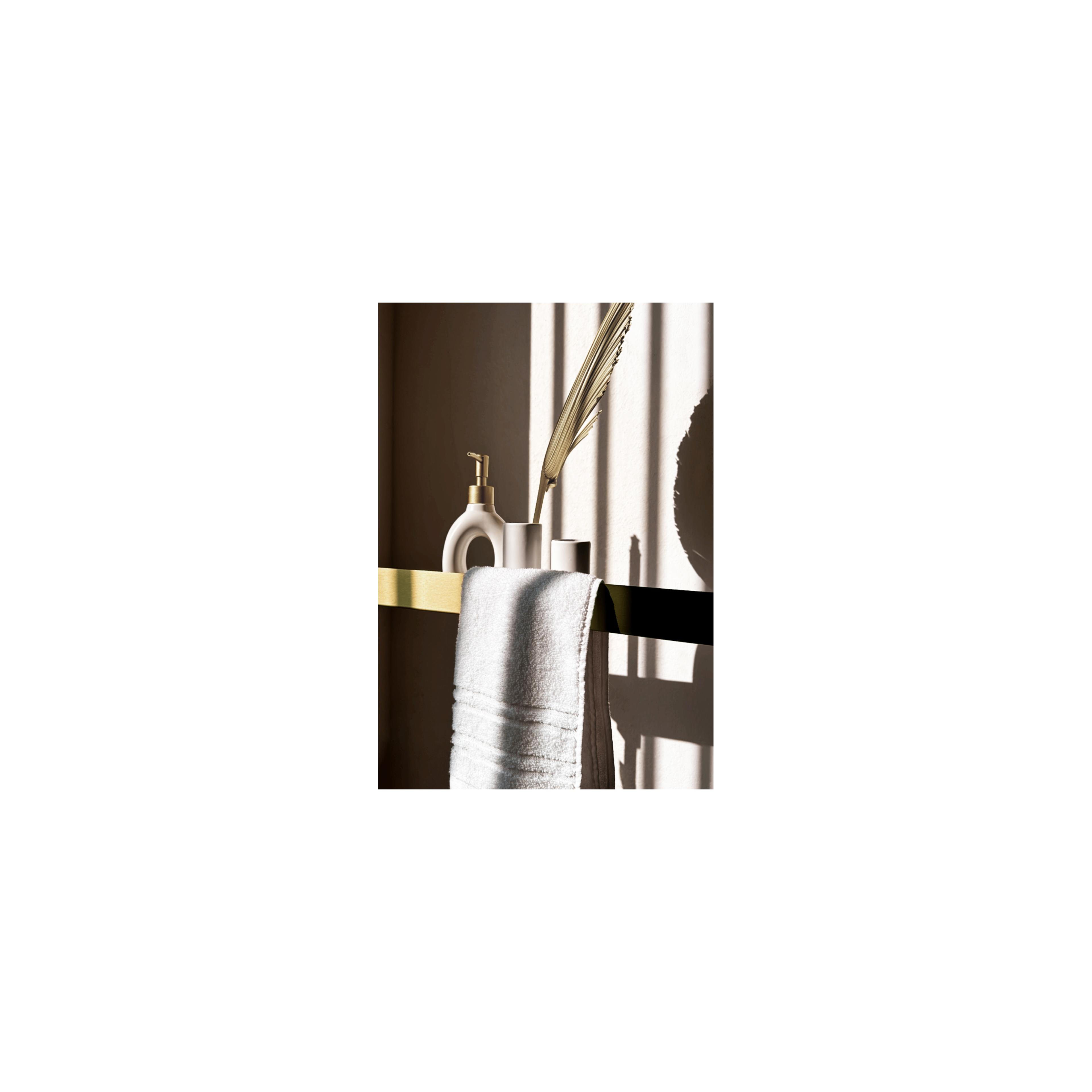 Bathroom shelf SF02 60cm gold brush