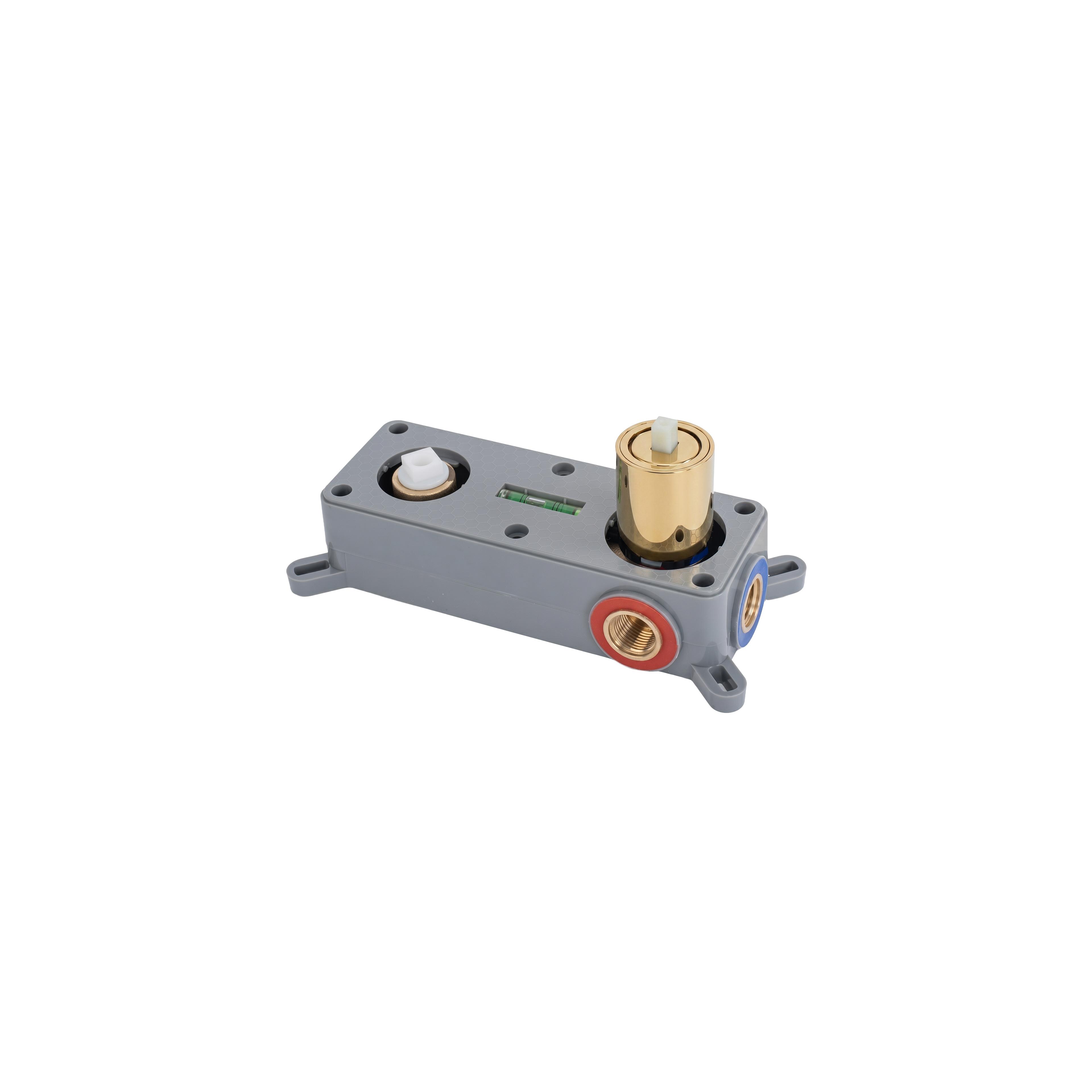 Mitigeur de lavabo encastrable REA VISION Gold + BOX