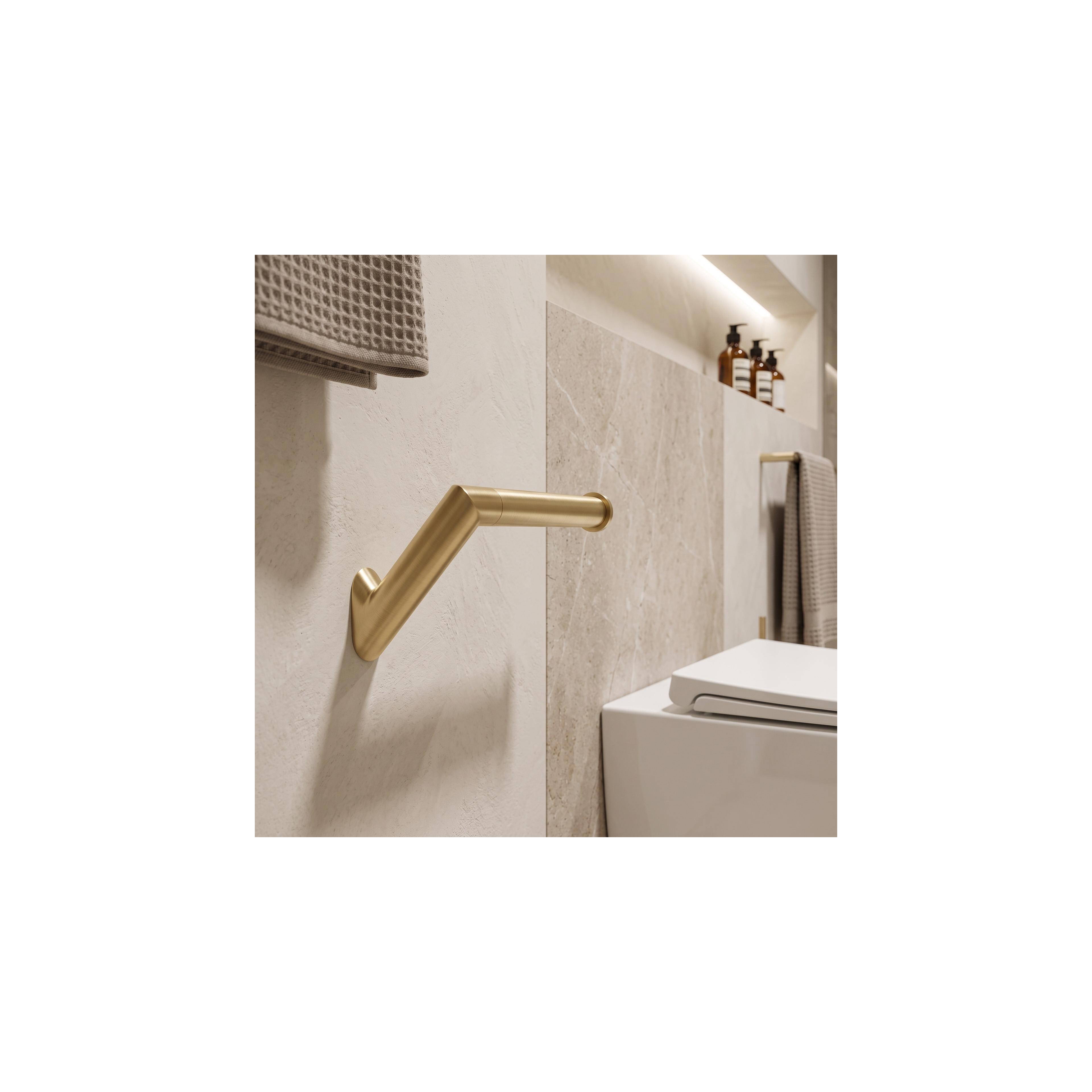Toilet paper holder Will Brush Gold