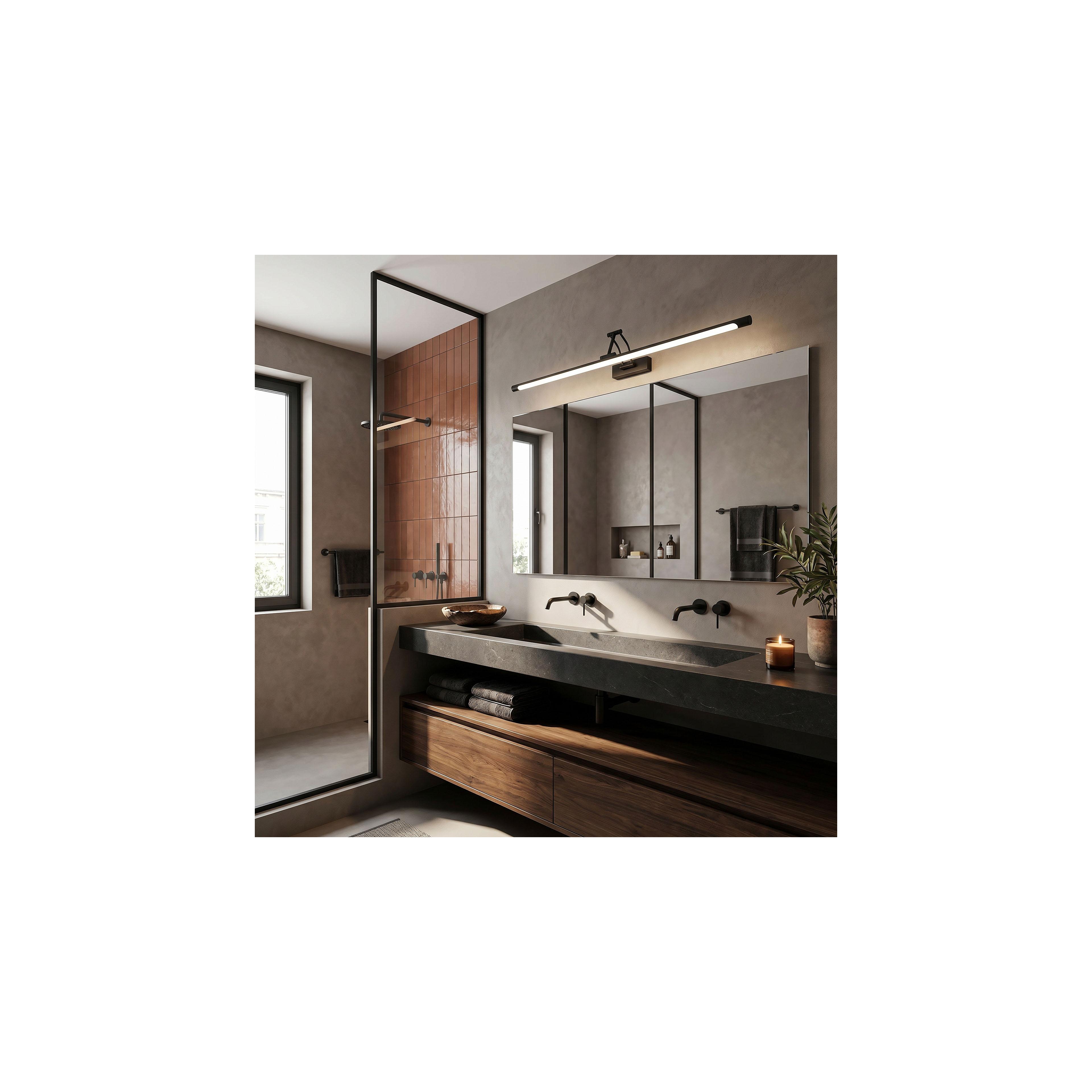 Bad LED-Wandleuchte SWE027-1W 80cm Black