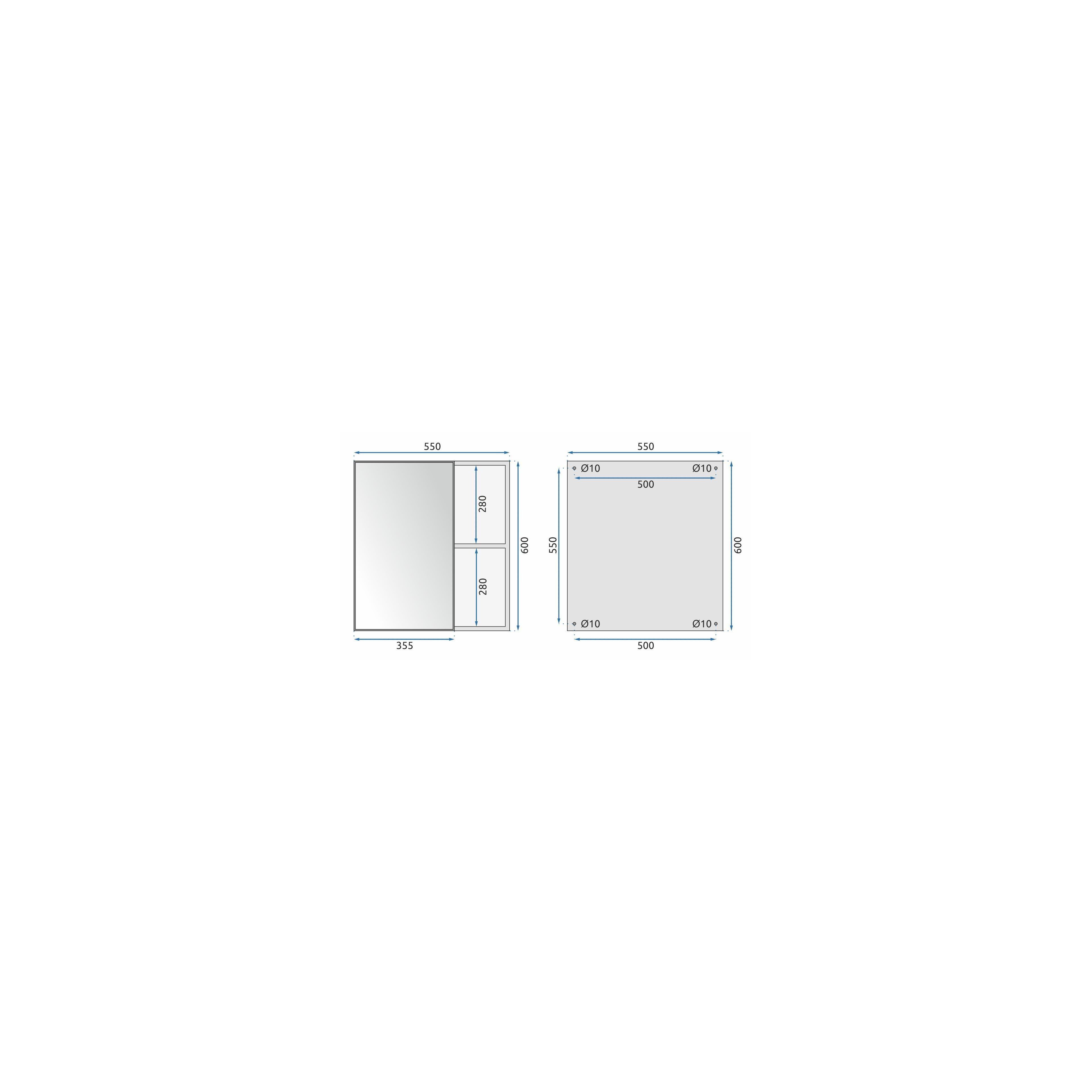 Bathroom furniture set with washbasin Paris 60cm Beige