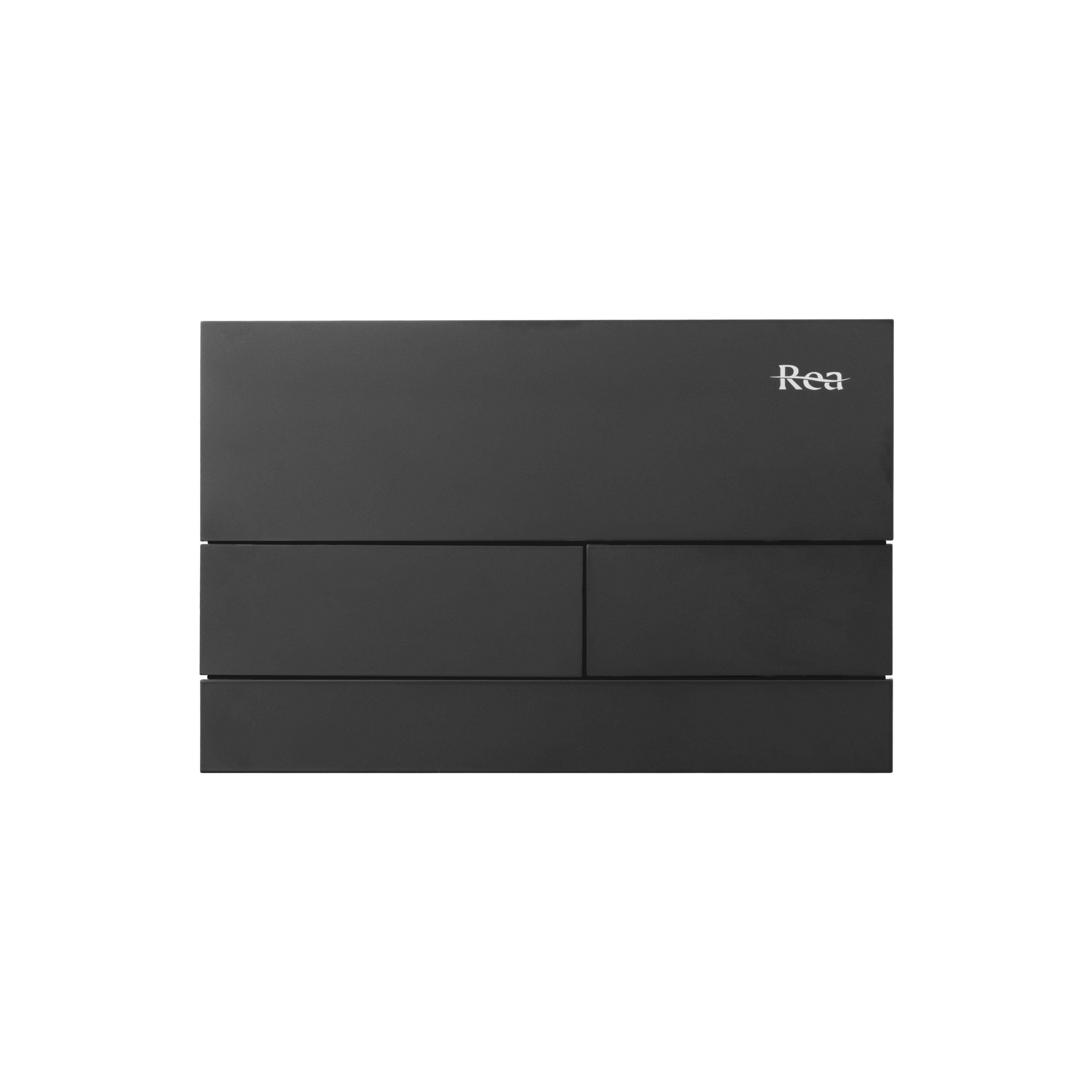 Toilet Flush Button K011A-Q Rea T Black Matt
