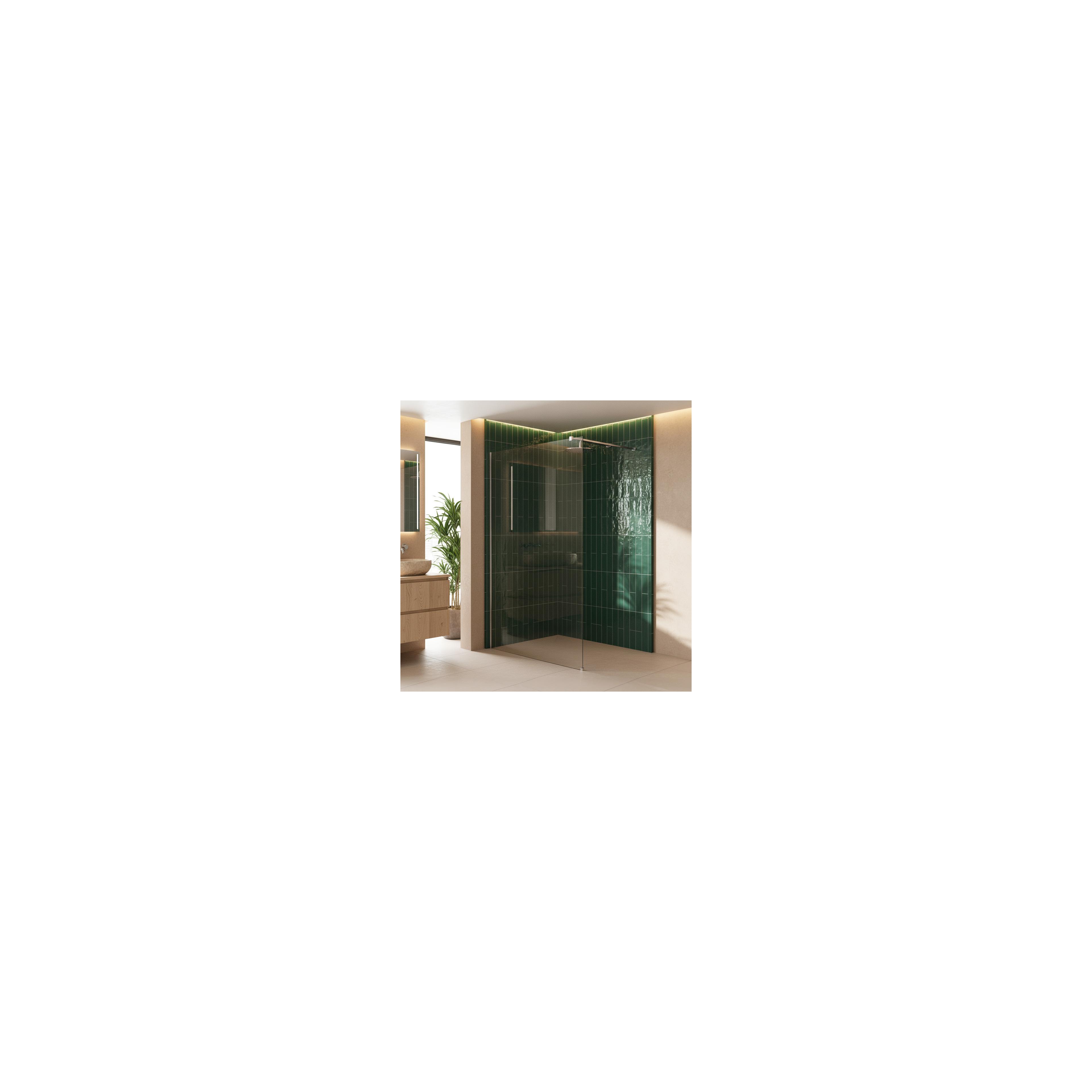 Walk-in suihkuseinä Rea Flexi Transparent / Chrome 140