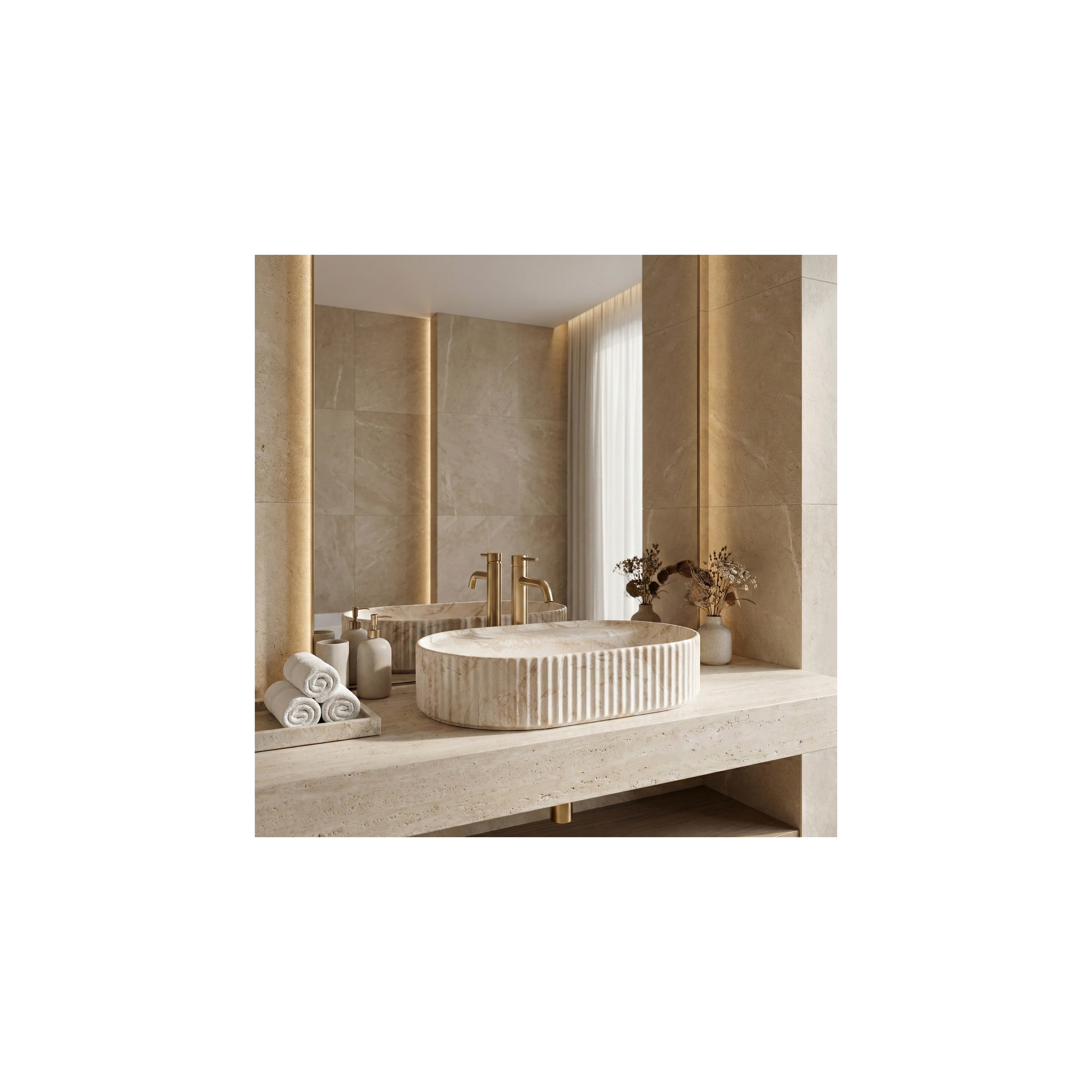 Countertop washbasin Rea Marcela 60 Saturn