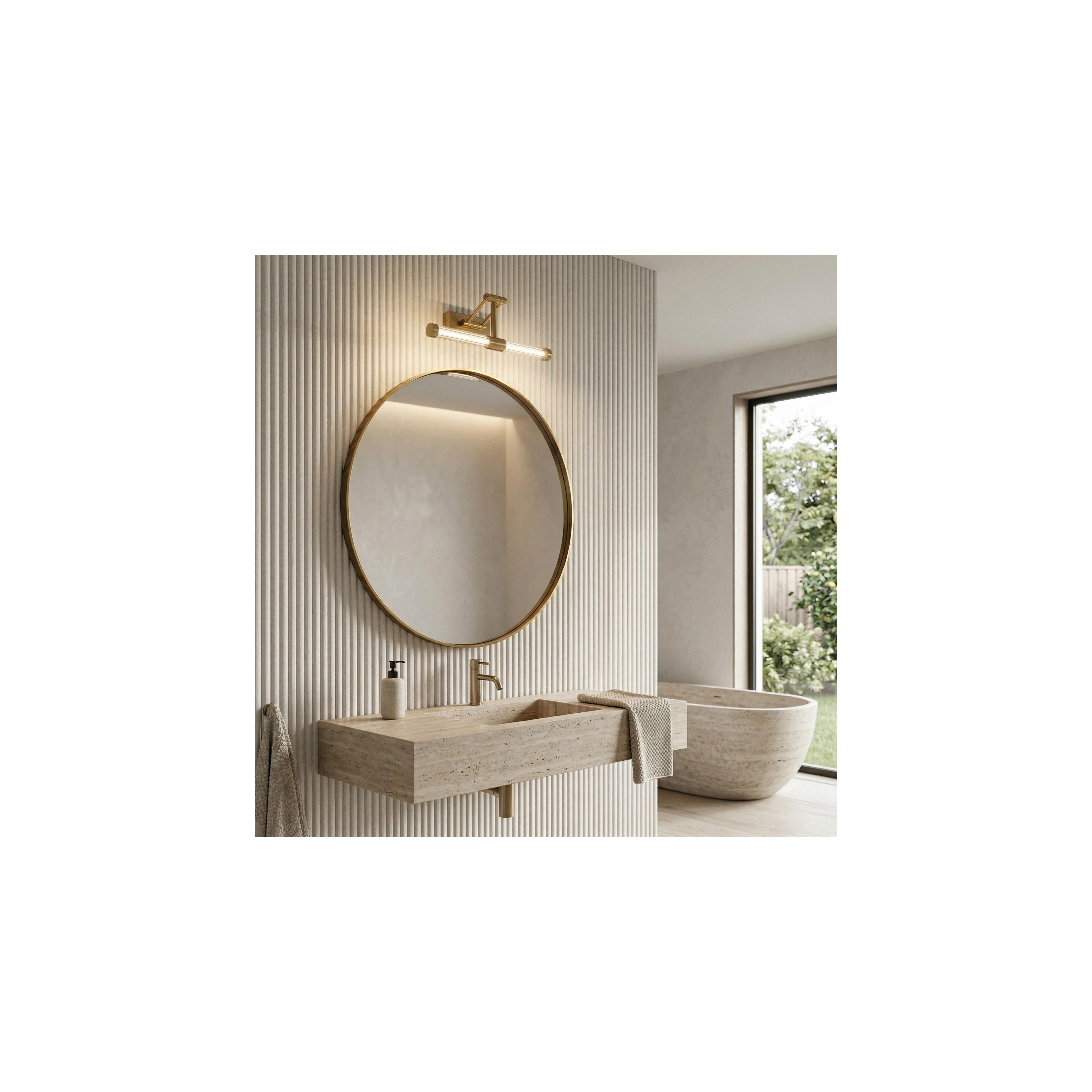 Bad LED-Wandleuchte APP1899-1W 40cm BRUSH GOLD