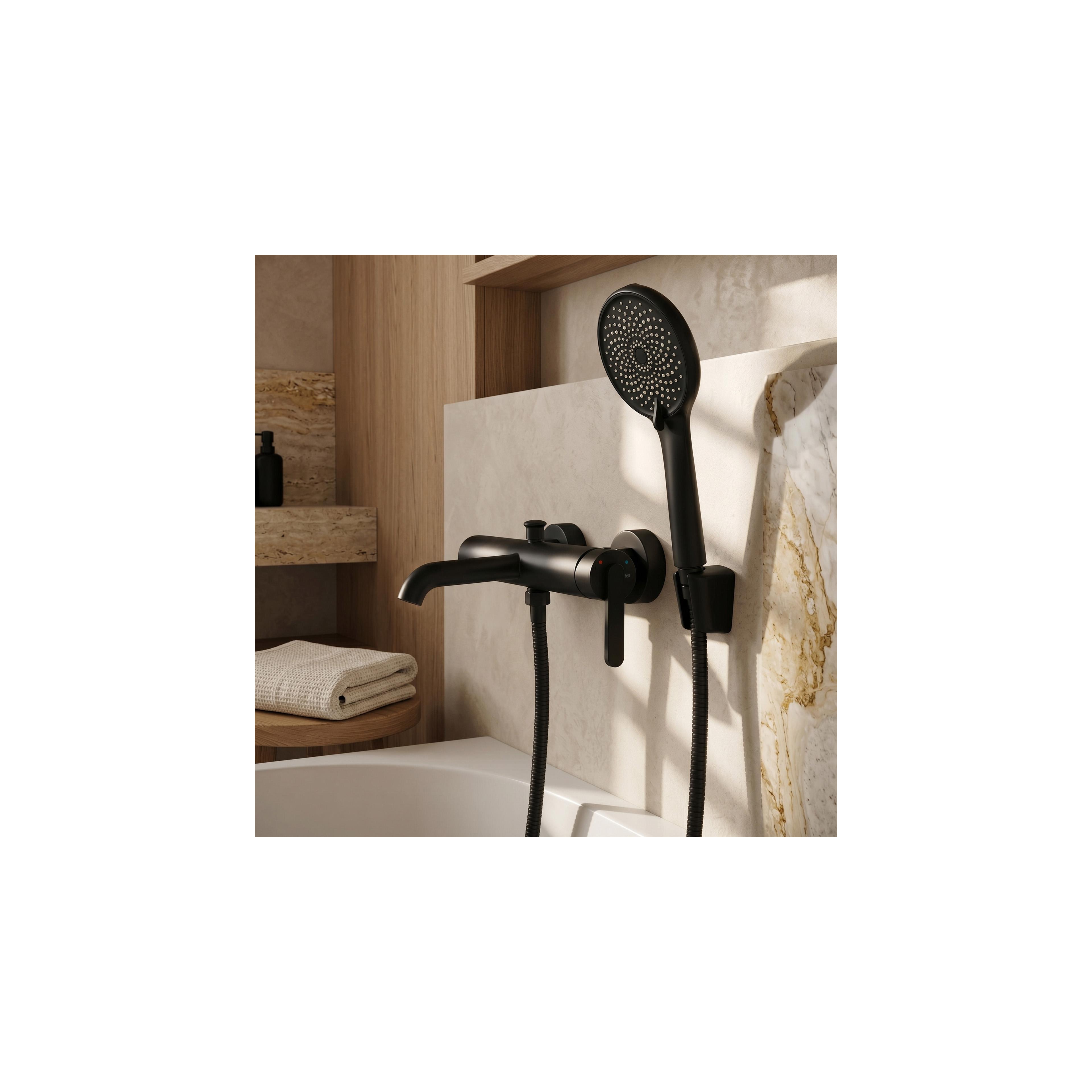Bath faucet REA Ontario Side Black