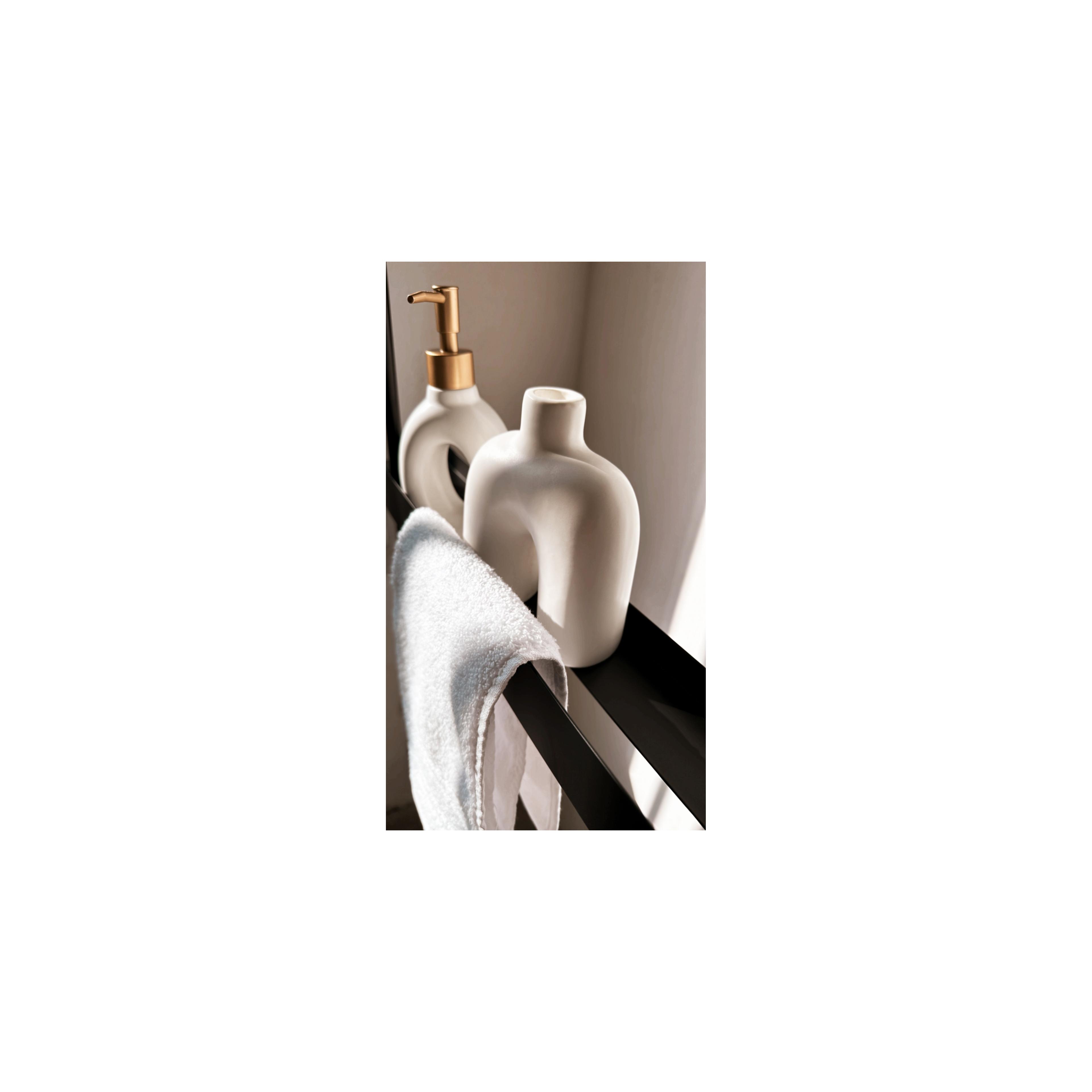 Bathroom shelf SF02 60cm black matt