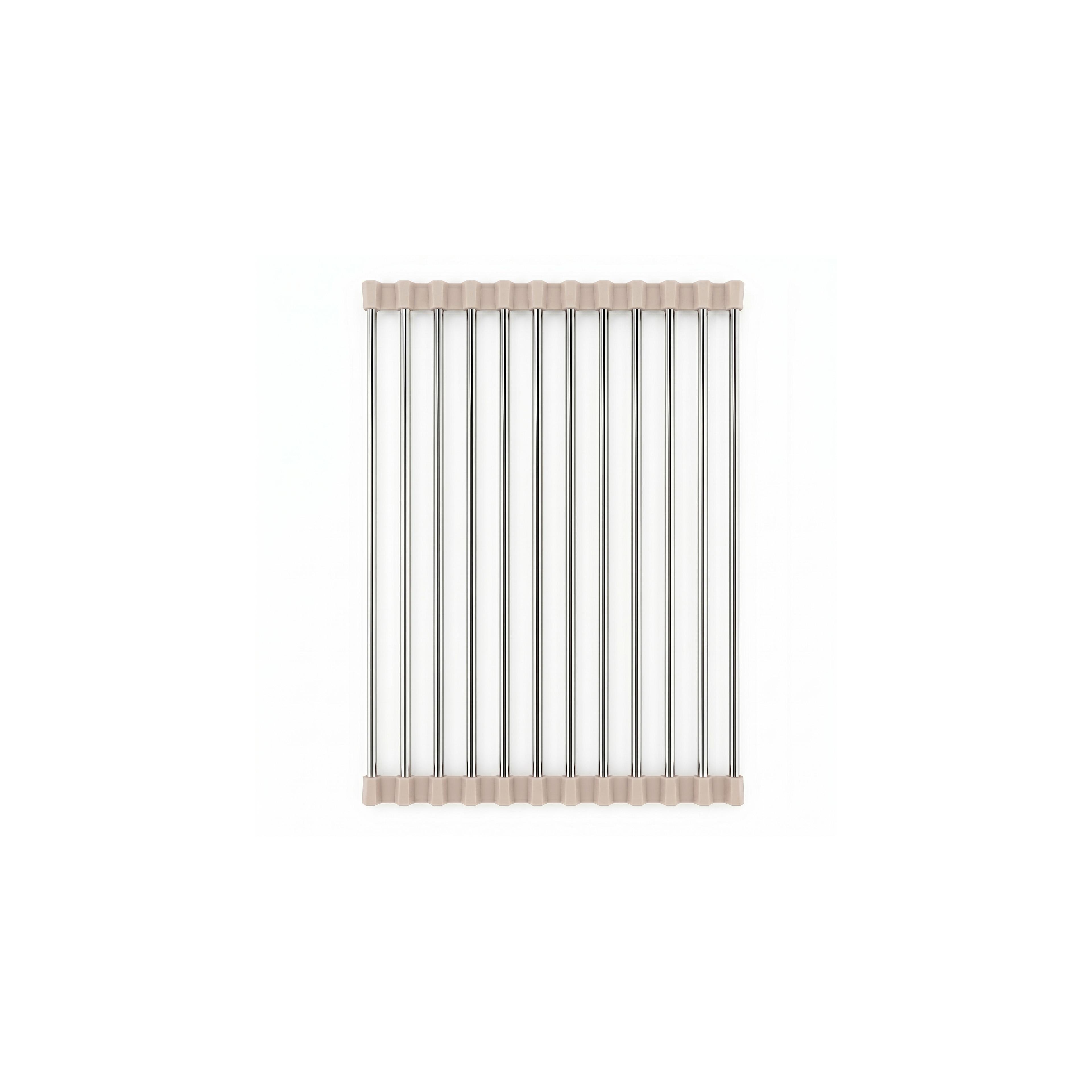 Roll-up dish drying rack for sink REA P12298B Beige