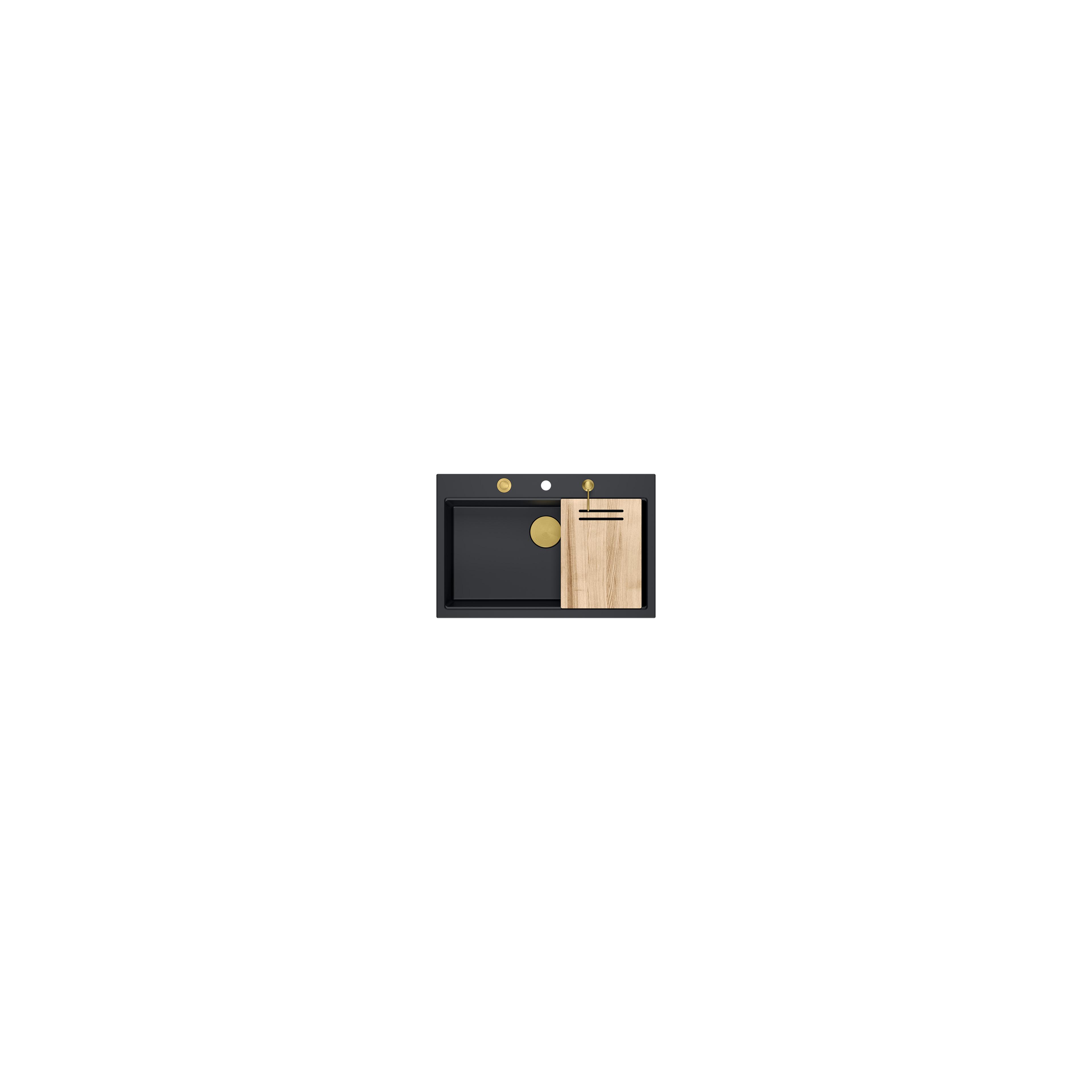 гранитна мивка MARC 110 WORKSTATION Black