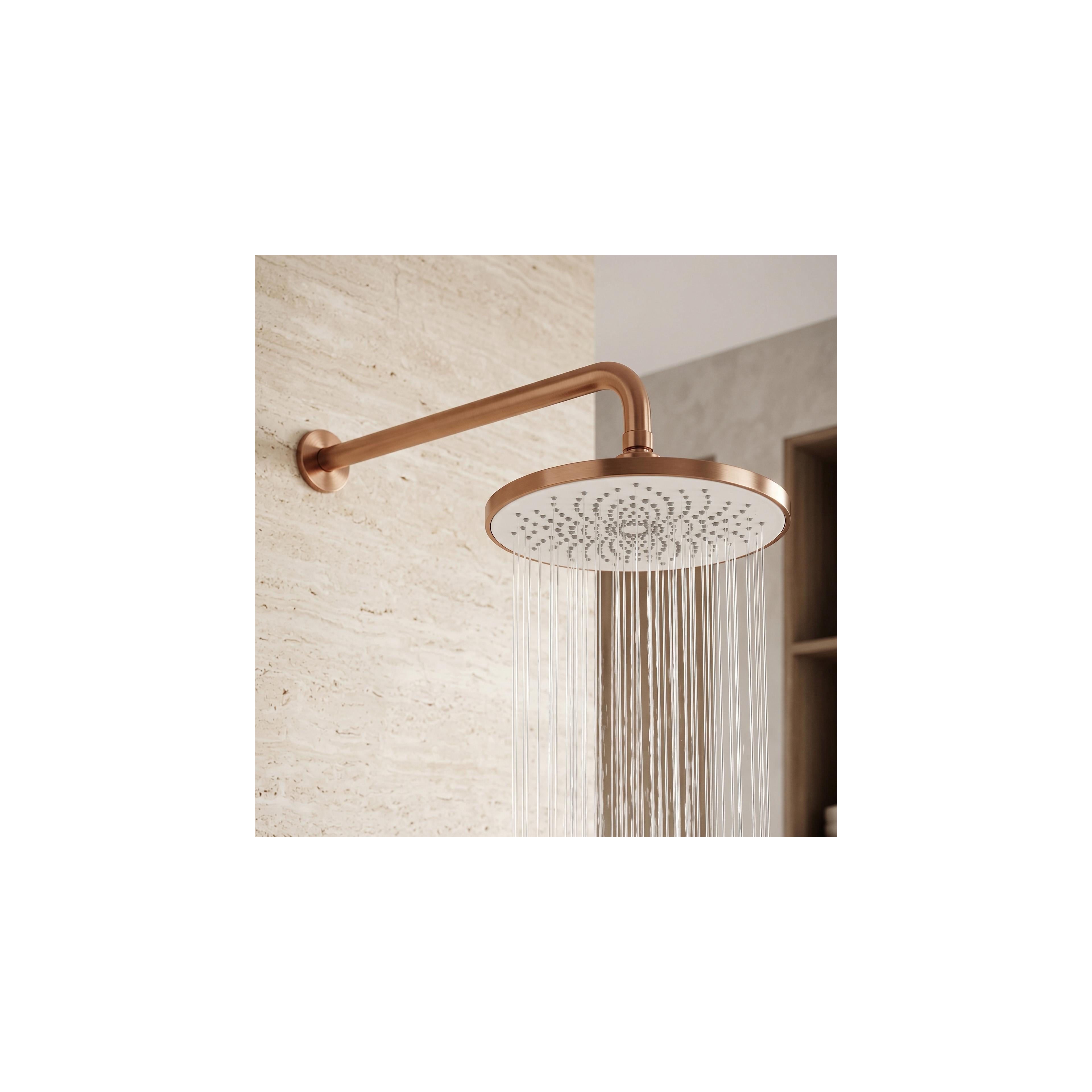 Runt duschhuvud REA JS-021BRG Brush Copper