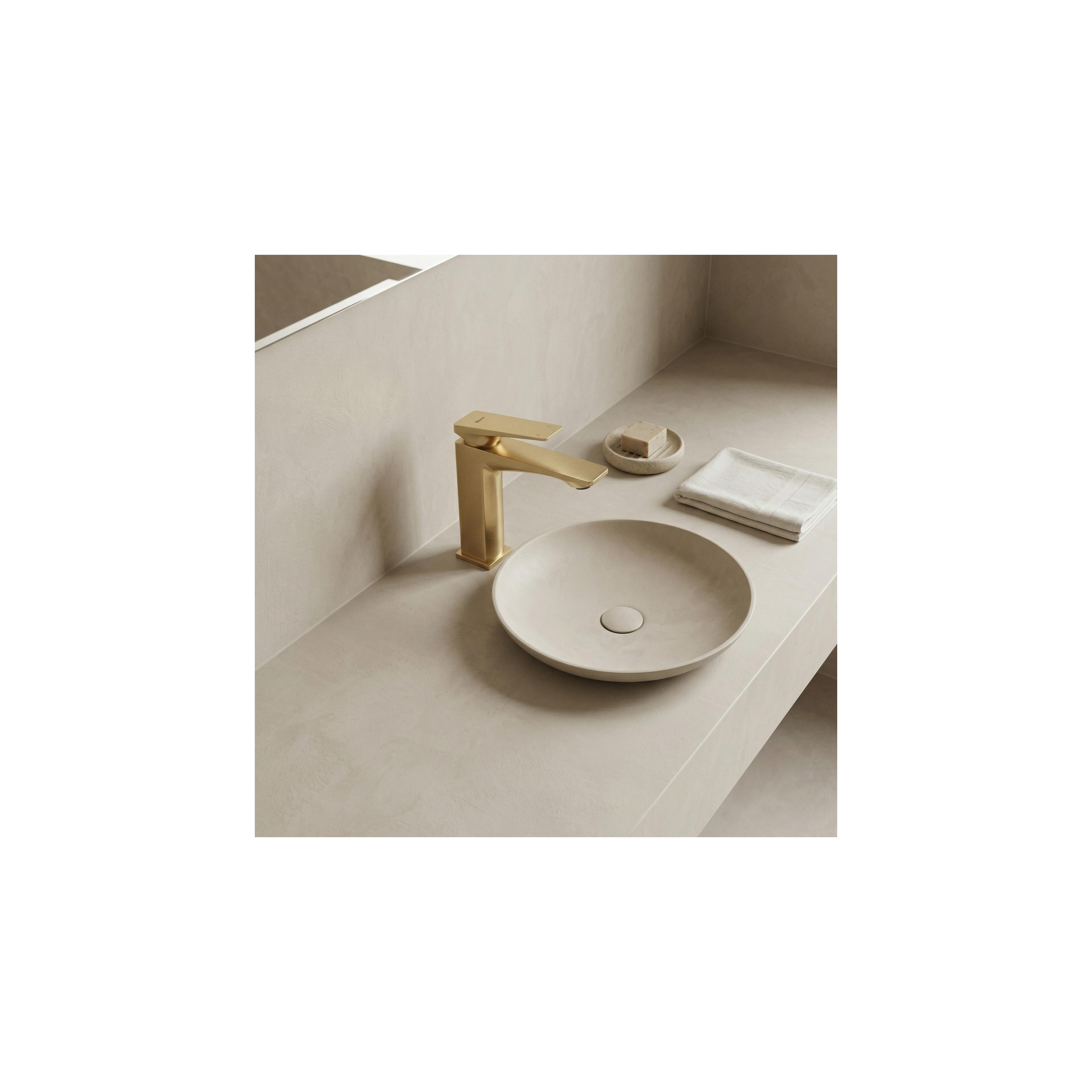 Bateria Umywalkowa PREMIUM REA Prime Brush Gold Low