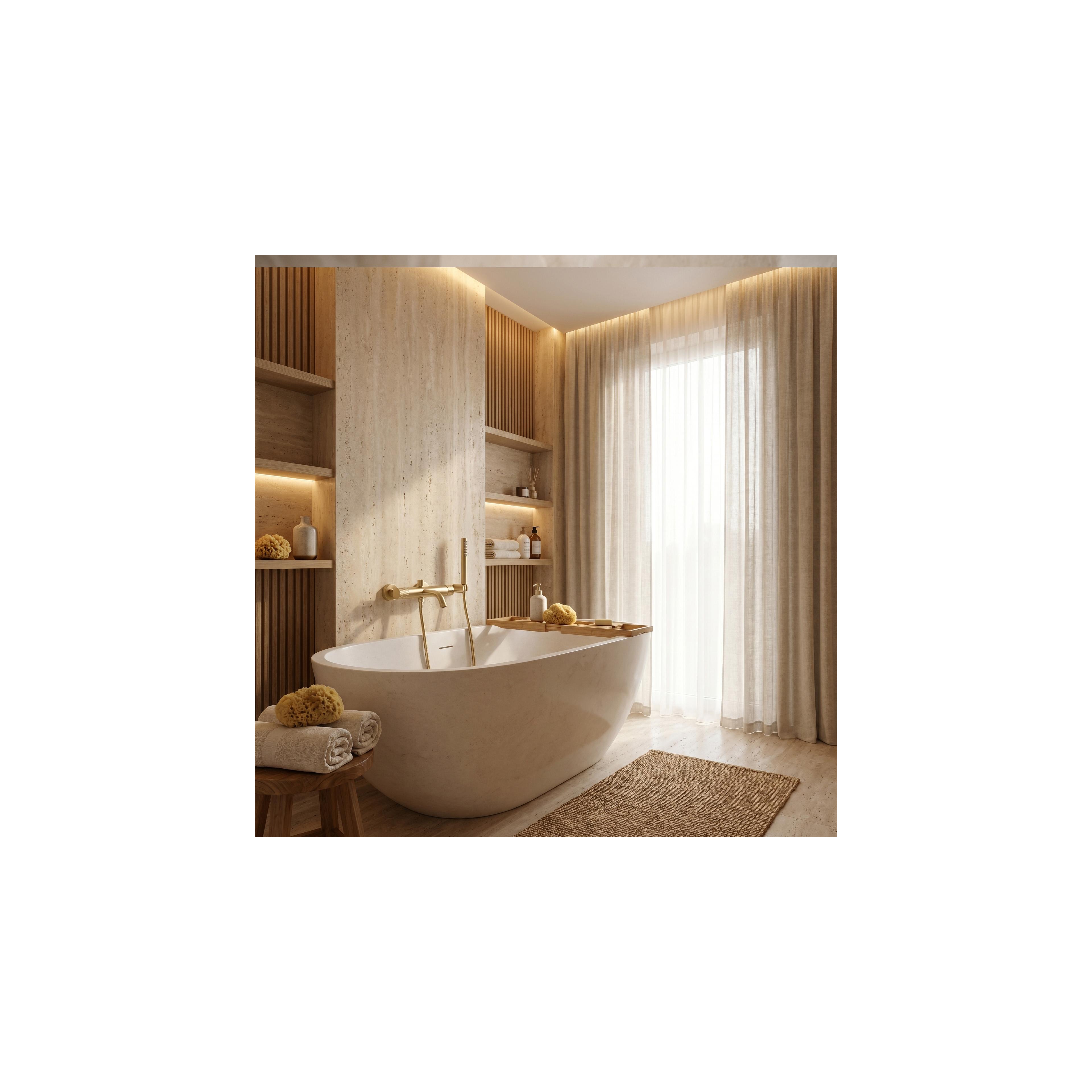 Bath faucet REA Venti Brush Gold