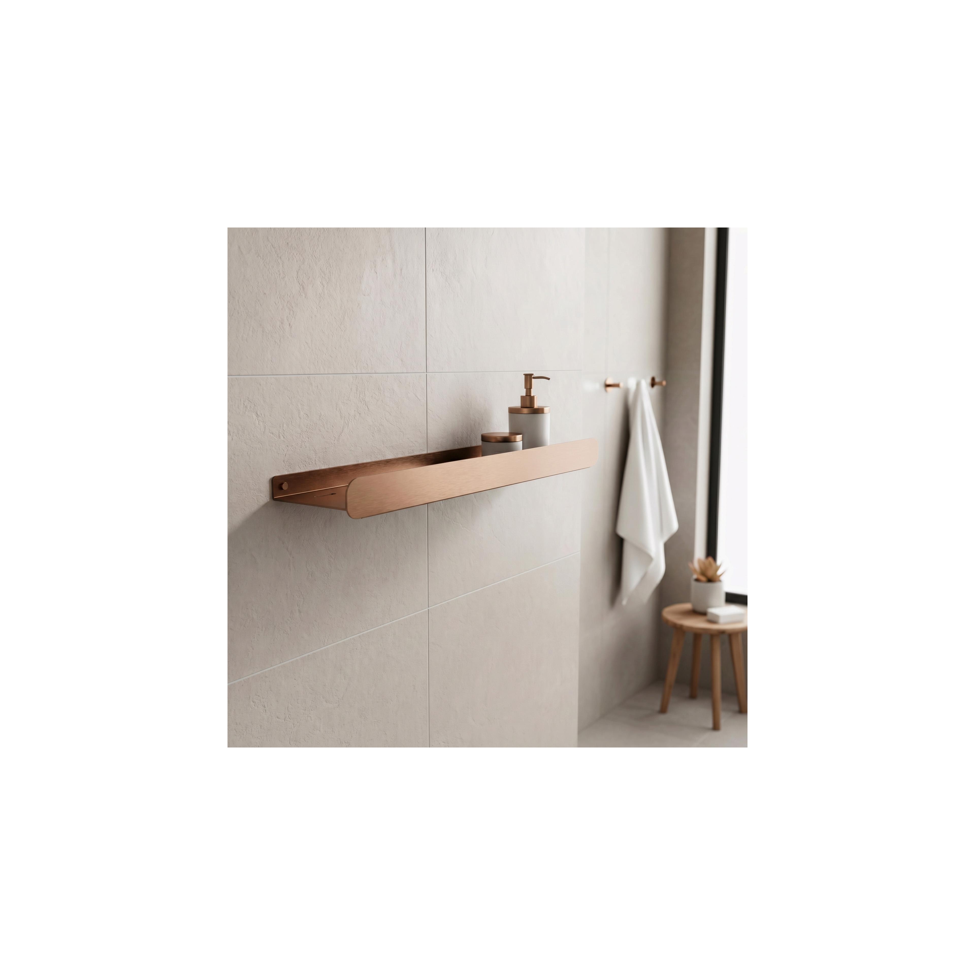 Vonios kambario lentyna SF03 45cm copper brush