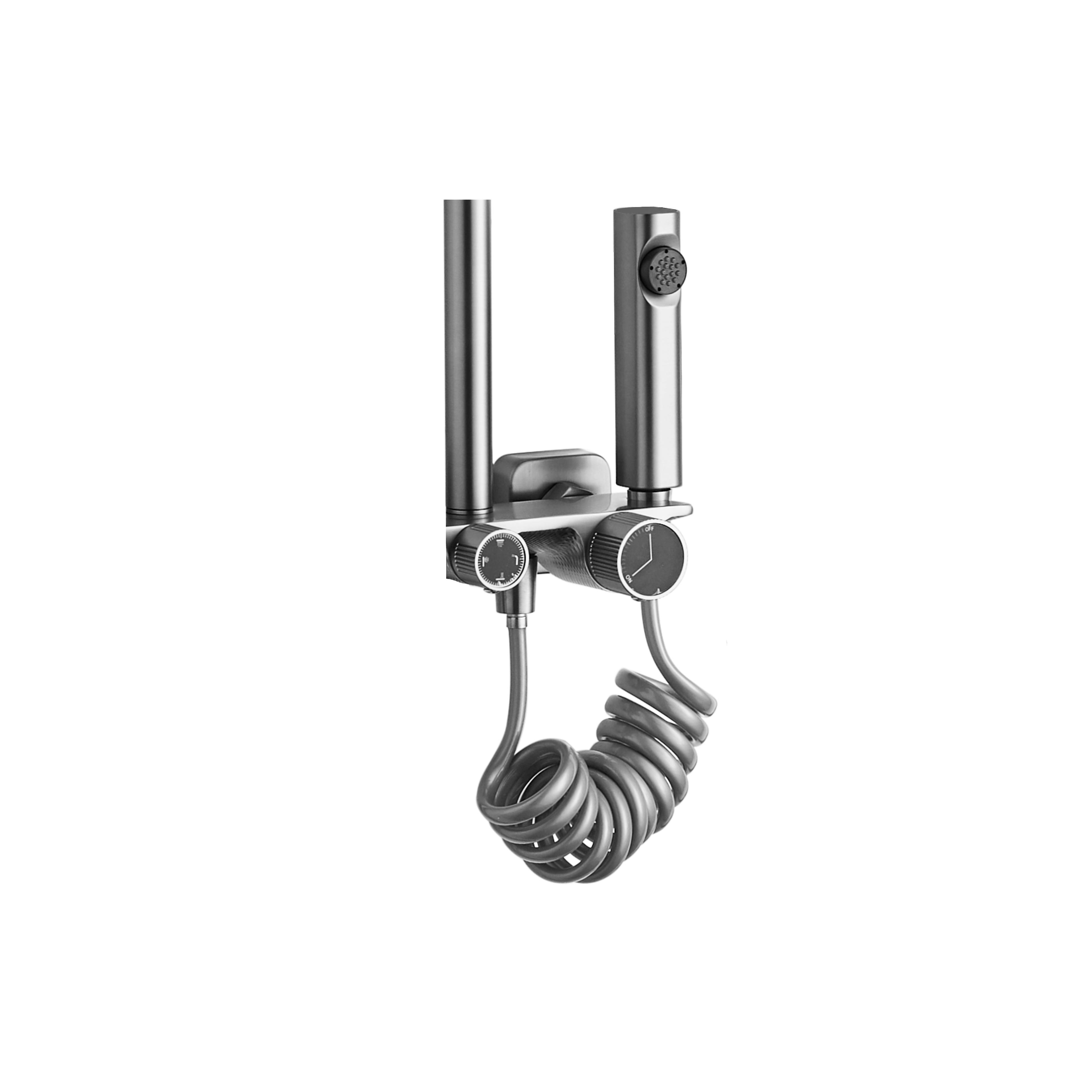 Set doccia REA HELIX  Nickel Brush INOX