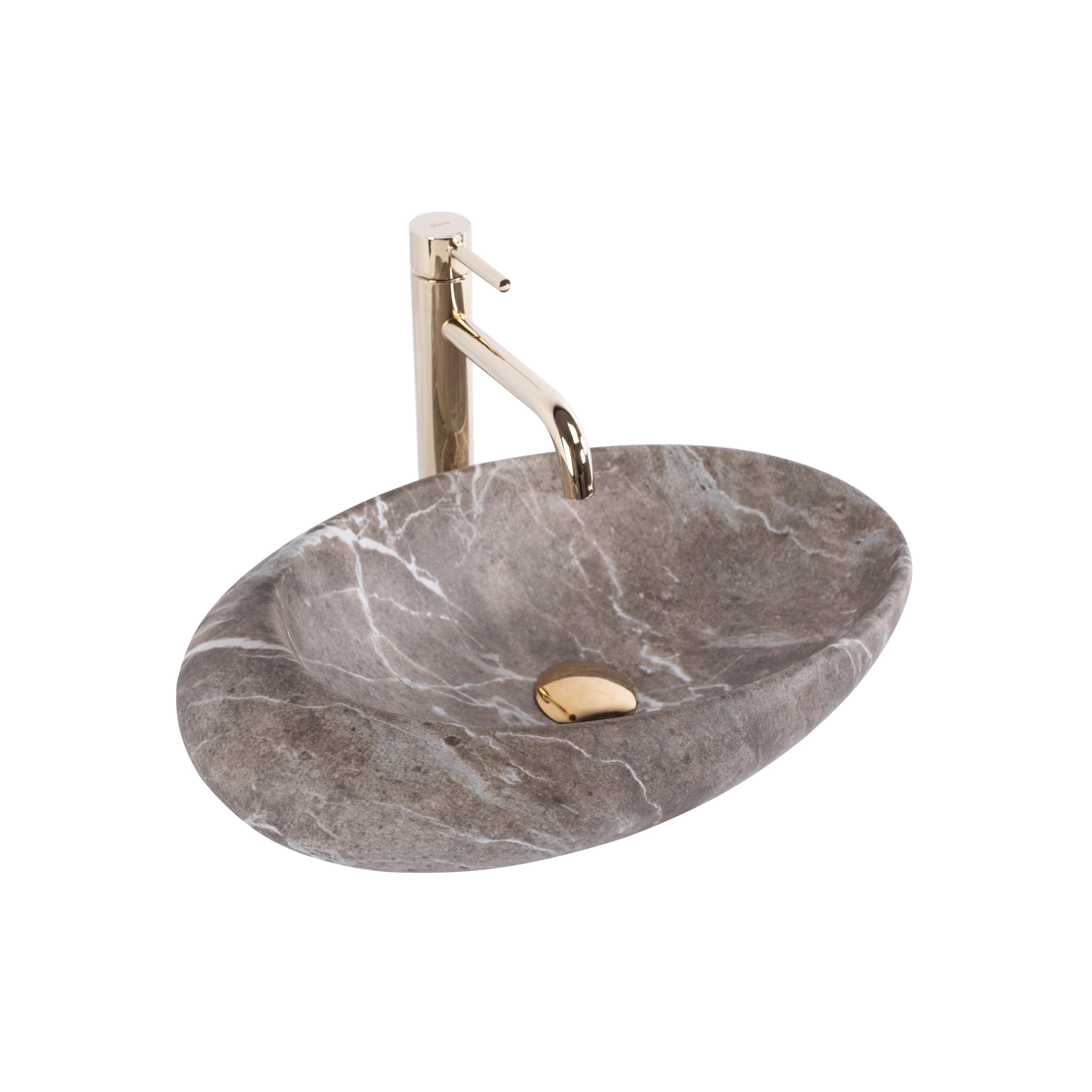 Aufsatzwaschbecken Rea Roxy B Stone NATURE