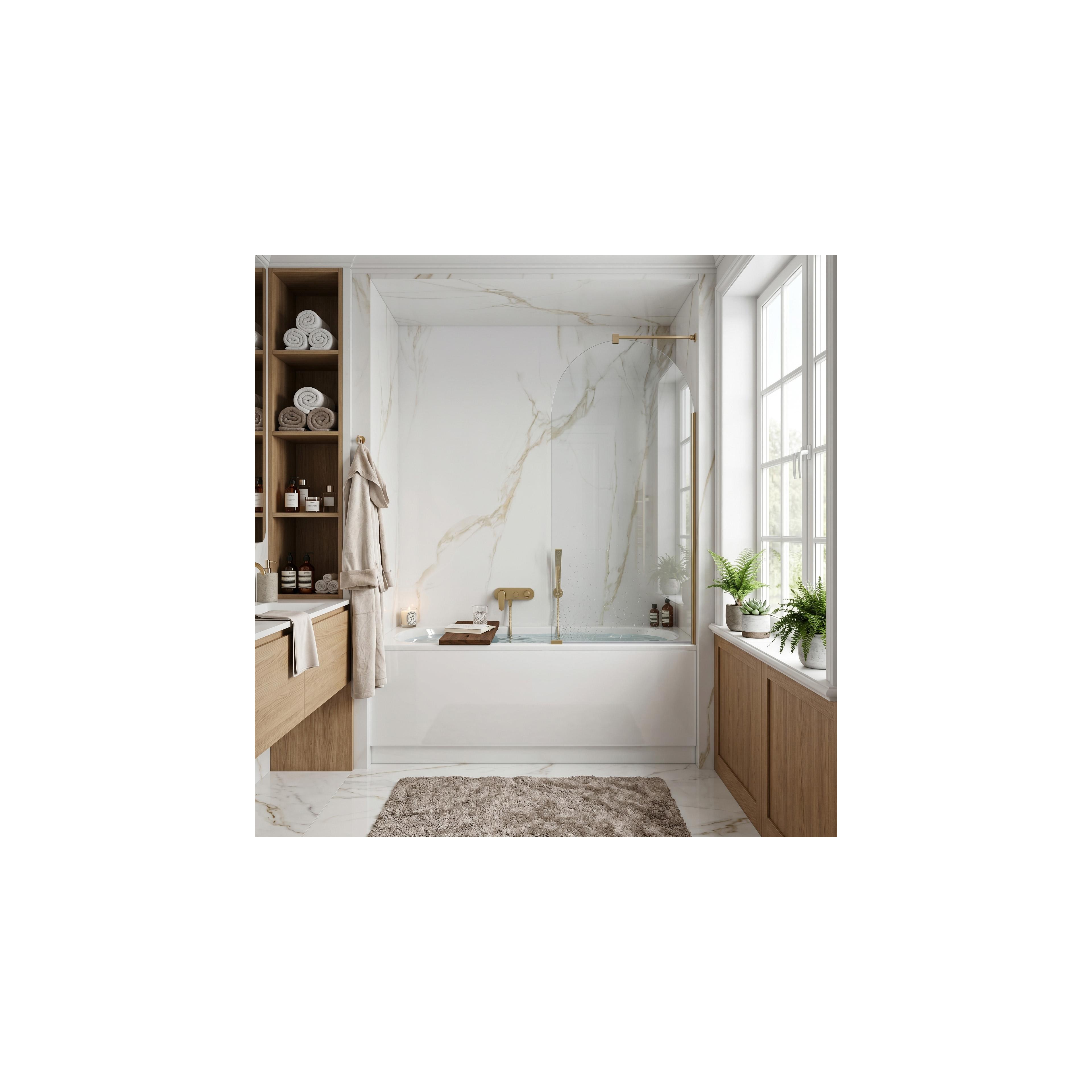 Bathtub screen Rea Travis Gold Brush 80