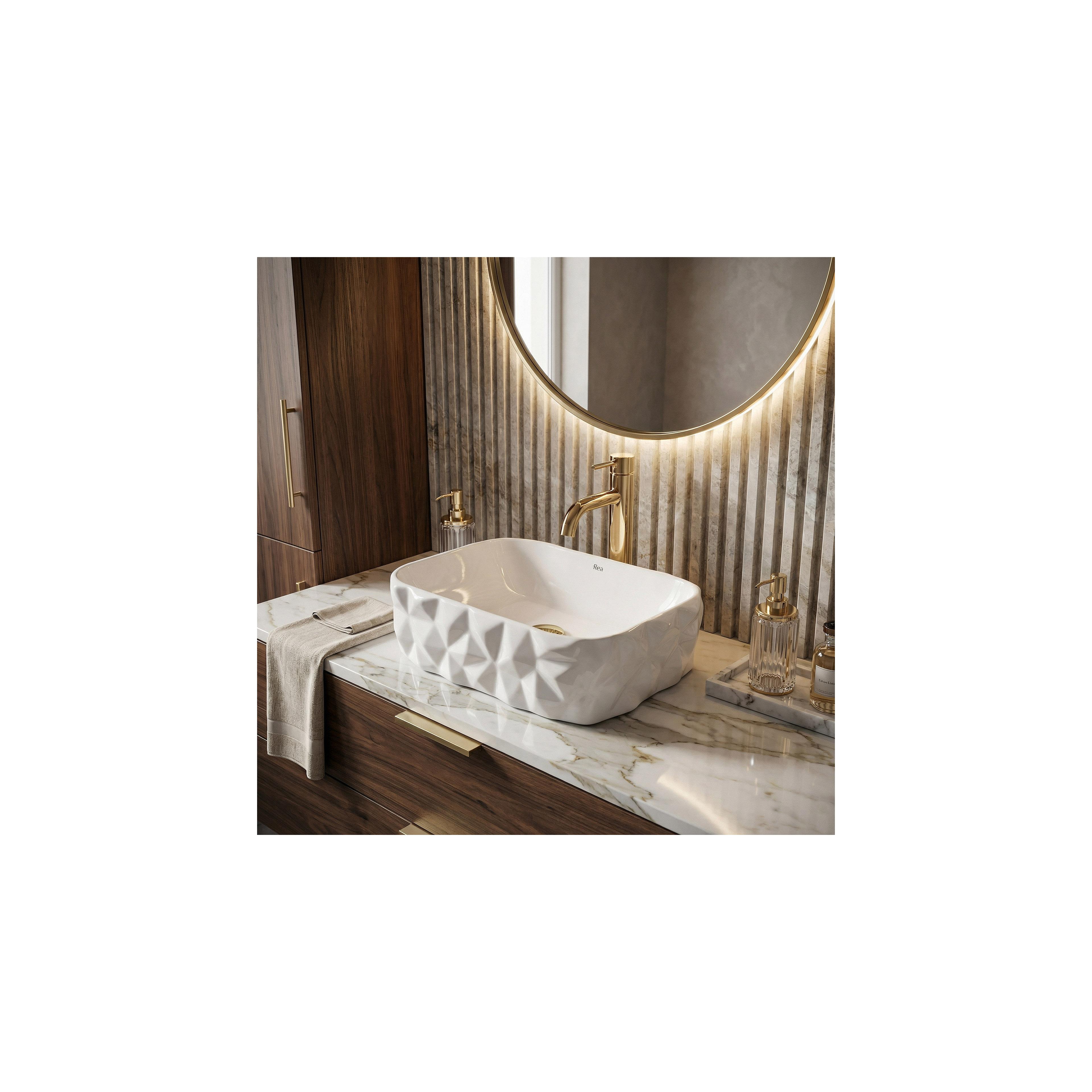 Countertop washbasin Rea Zamia