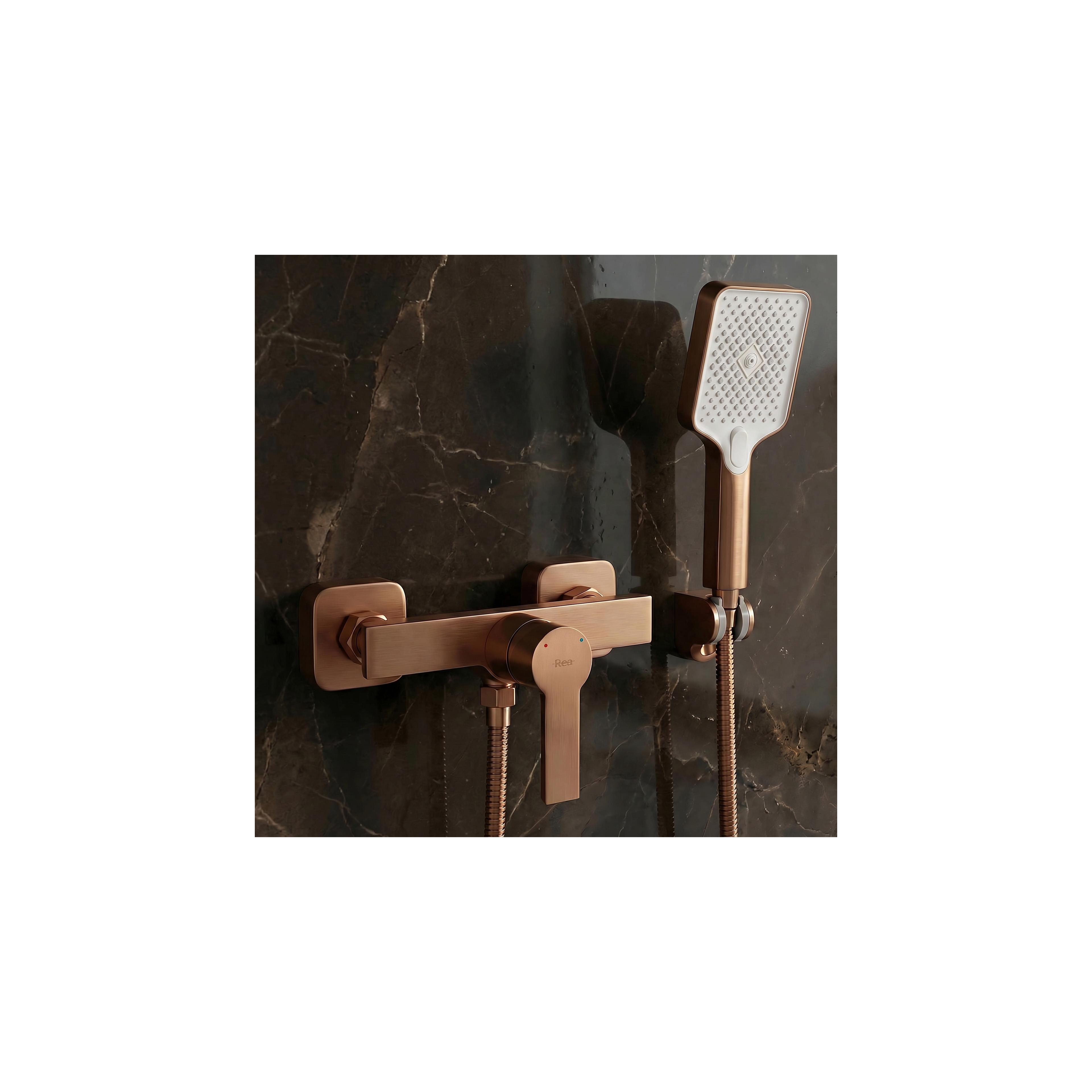 Rea JS-031 BRUSH COPPER zuhanyfej